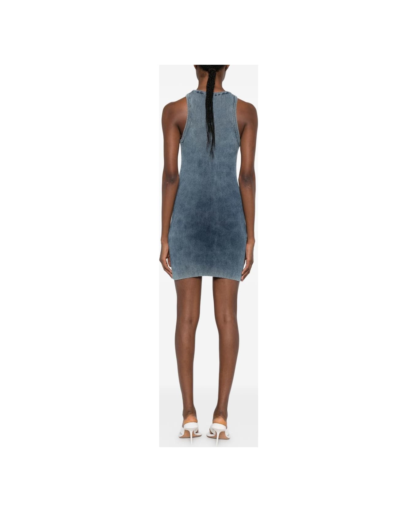 Diesel Cotton Mini Dress - Blue