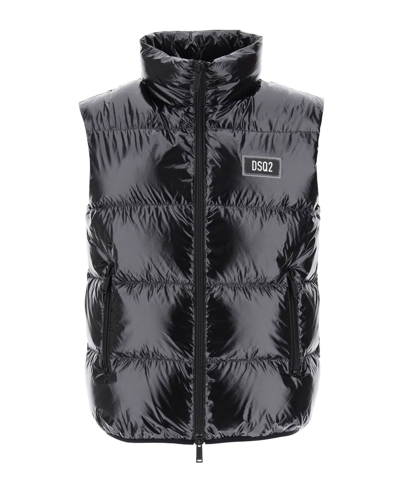 Dsquared2 Quilted Down Vest - Black