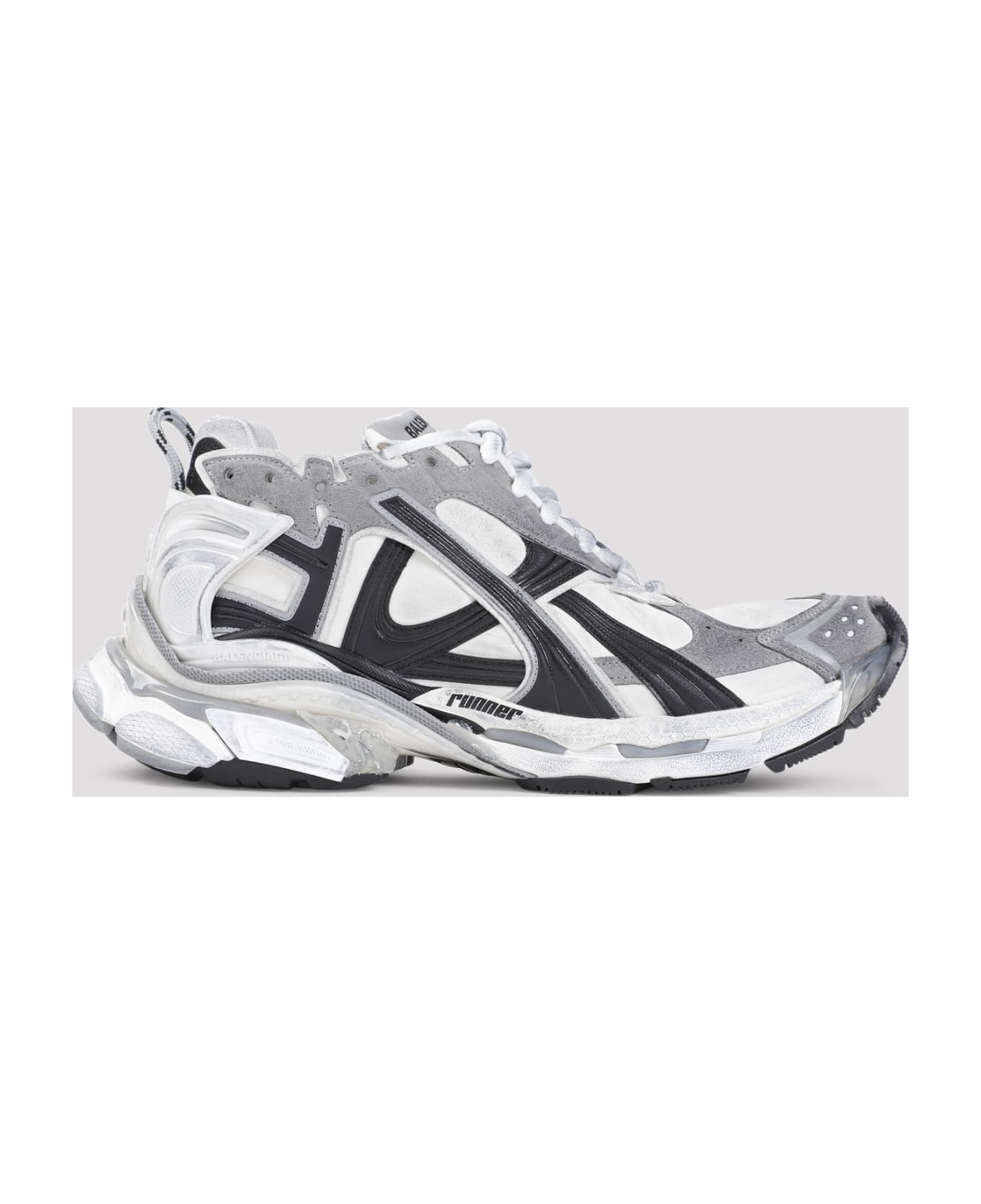 Balenciaga Runner Sneakers - Grey White Black