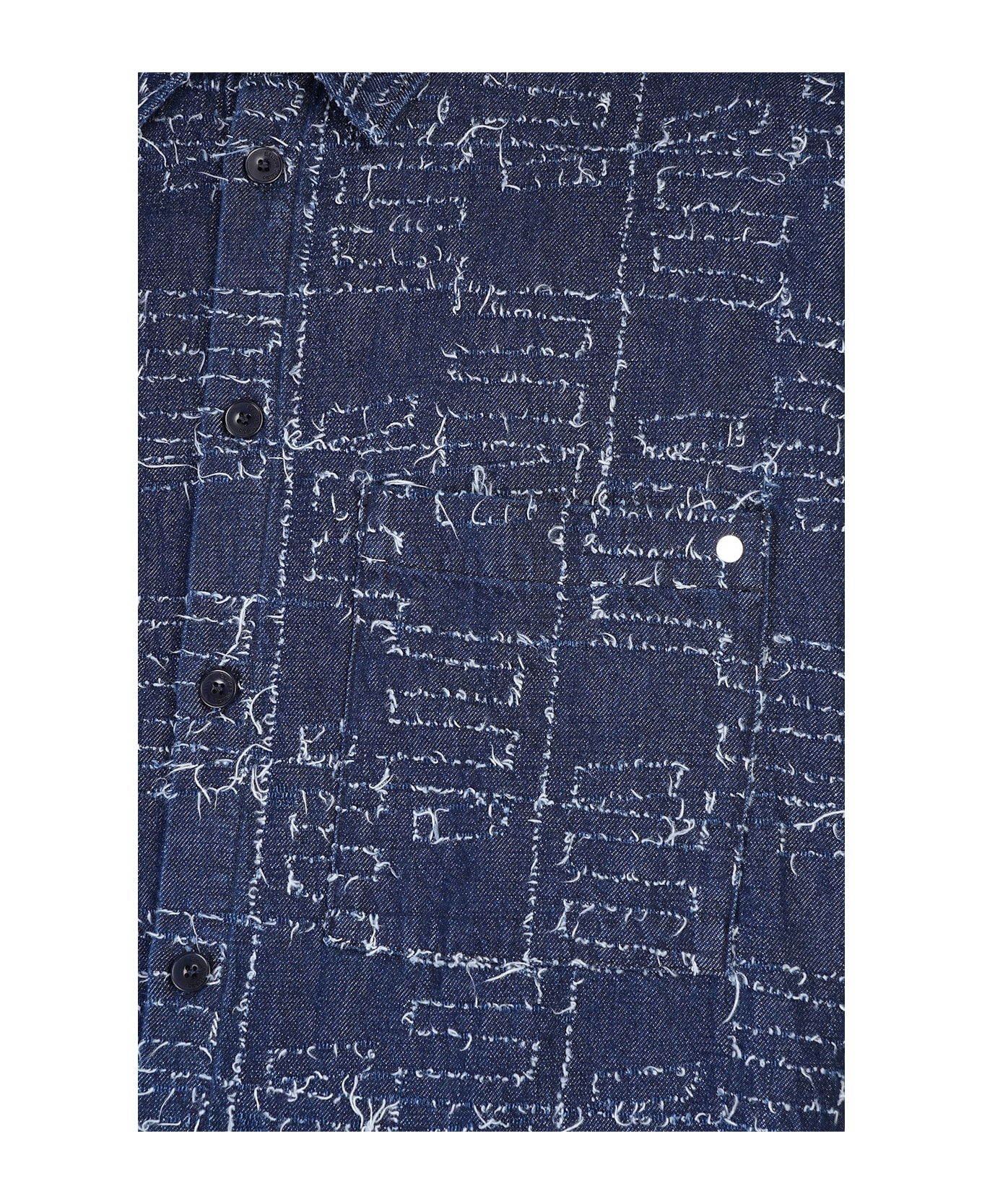 Études Shirt In Blue Cotton - blue