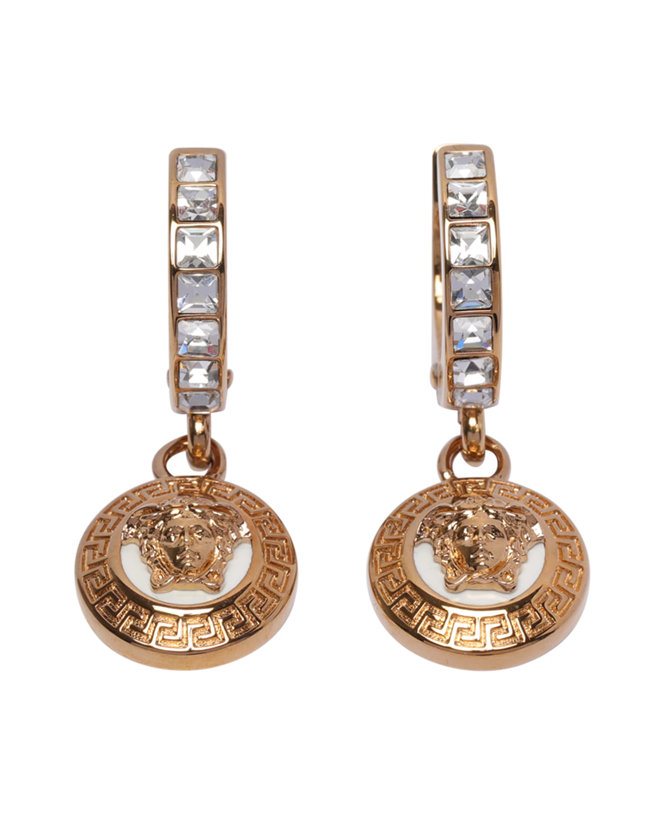 Versace Medusa Earrings - Gold