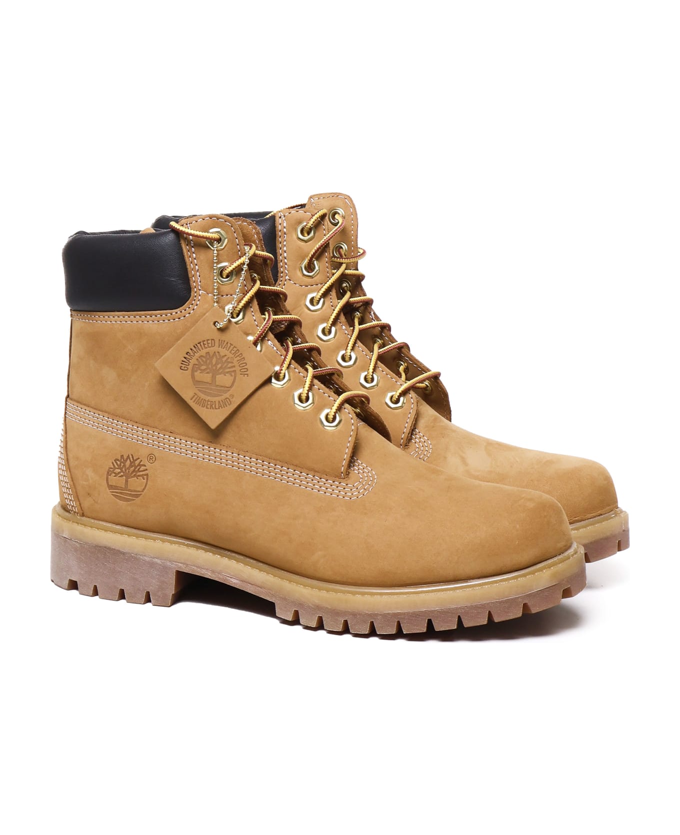 Timberland Stivale Stringato Impermeabile Premium 6 - Brown
