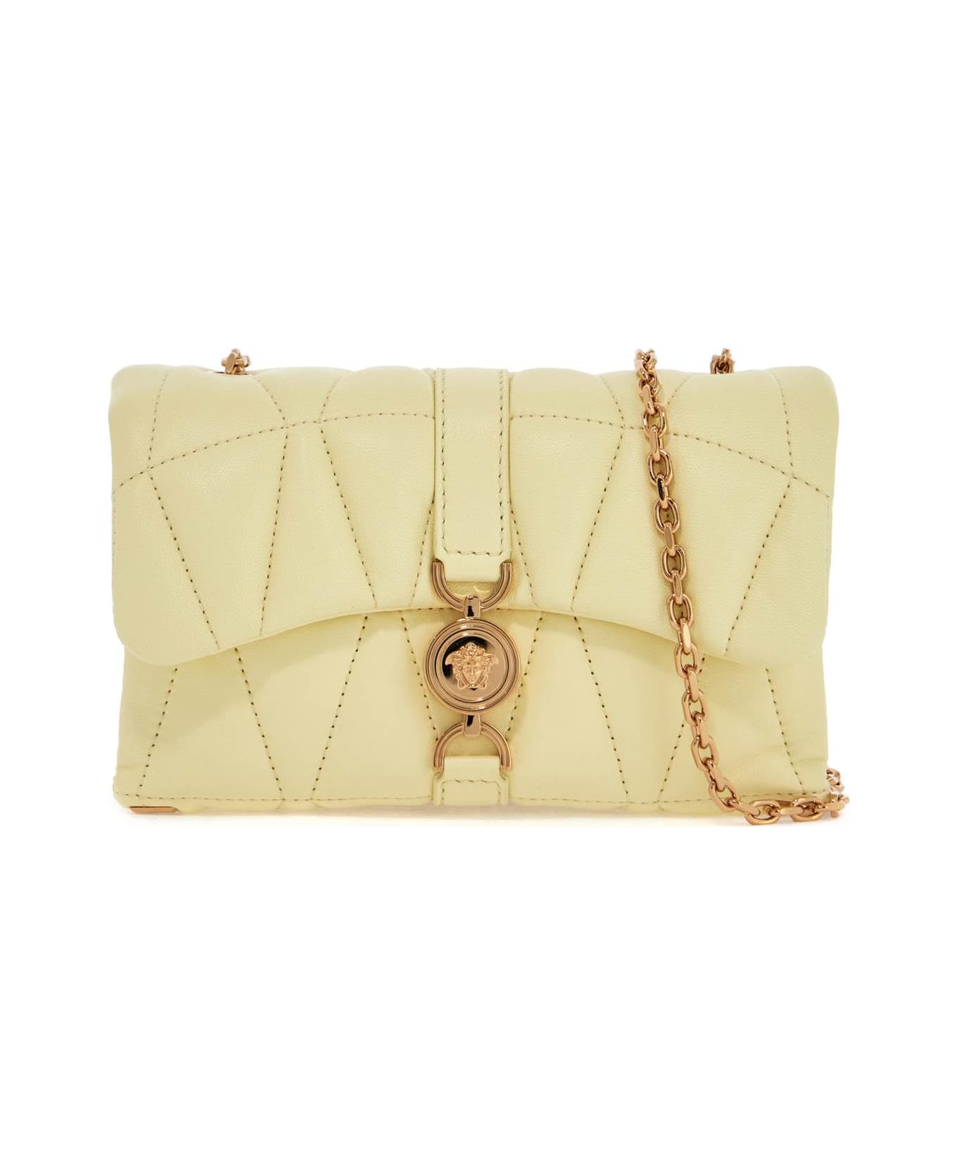 Versace 'mini Kleio' Clutch - PALE YELLOW-GOLD VERSACE (Yellow)