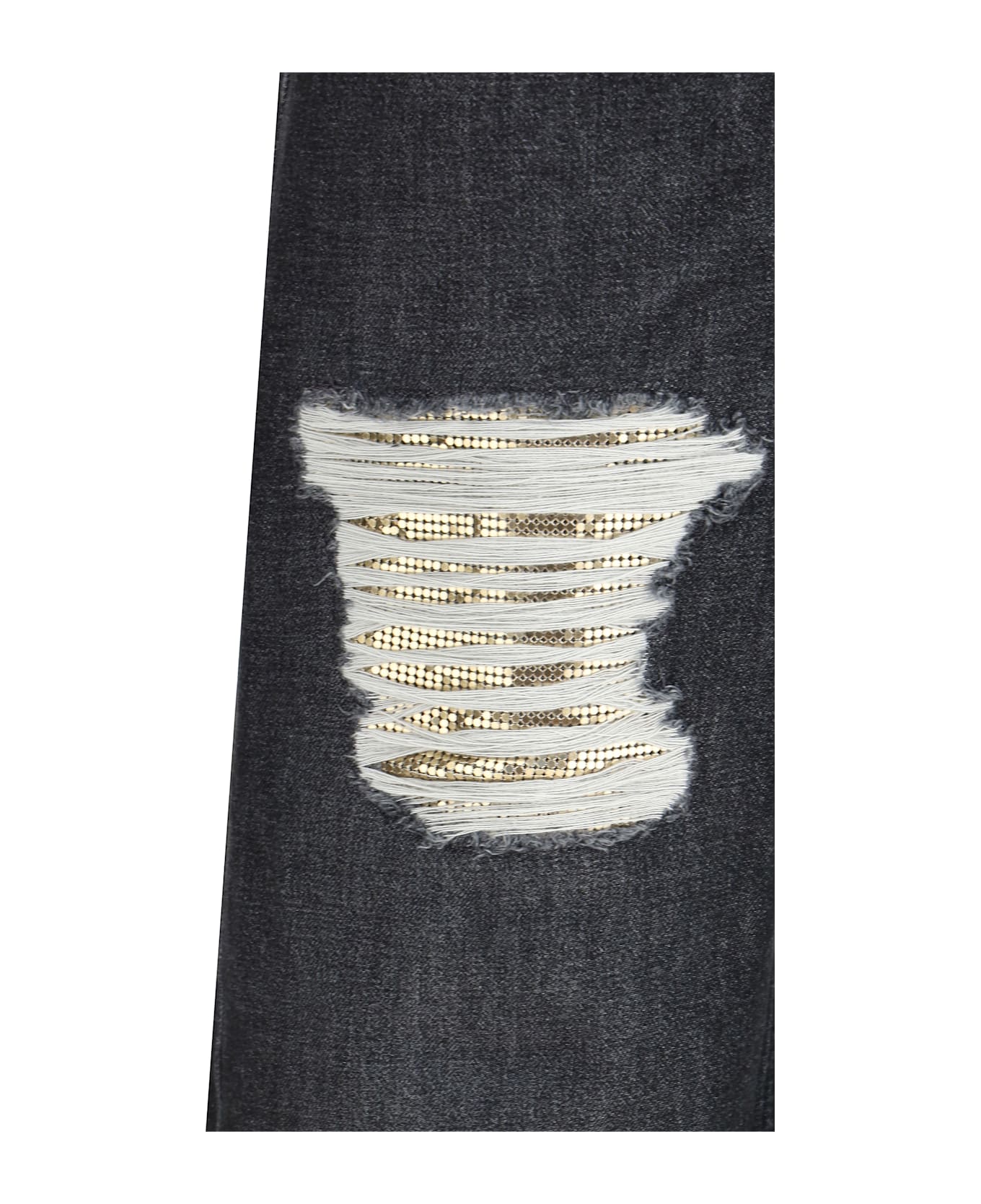 Versace Cut-out Detail Jeans