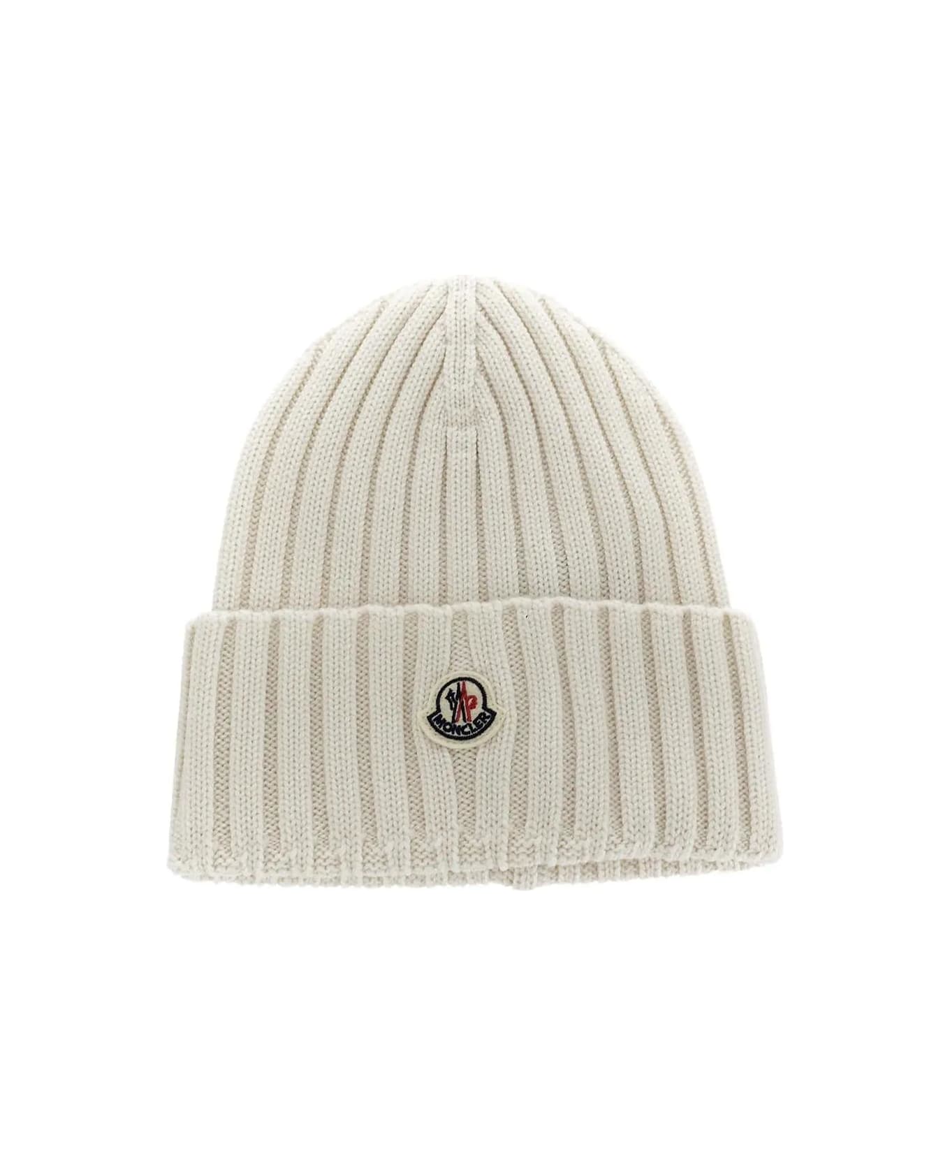 Moncler Hat Tricot - WHITE