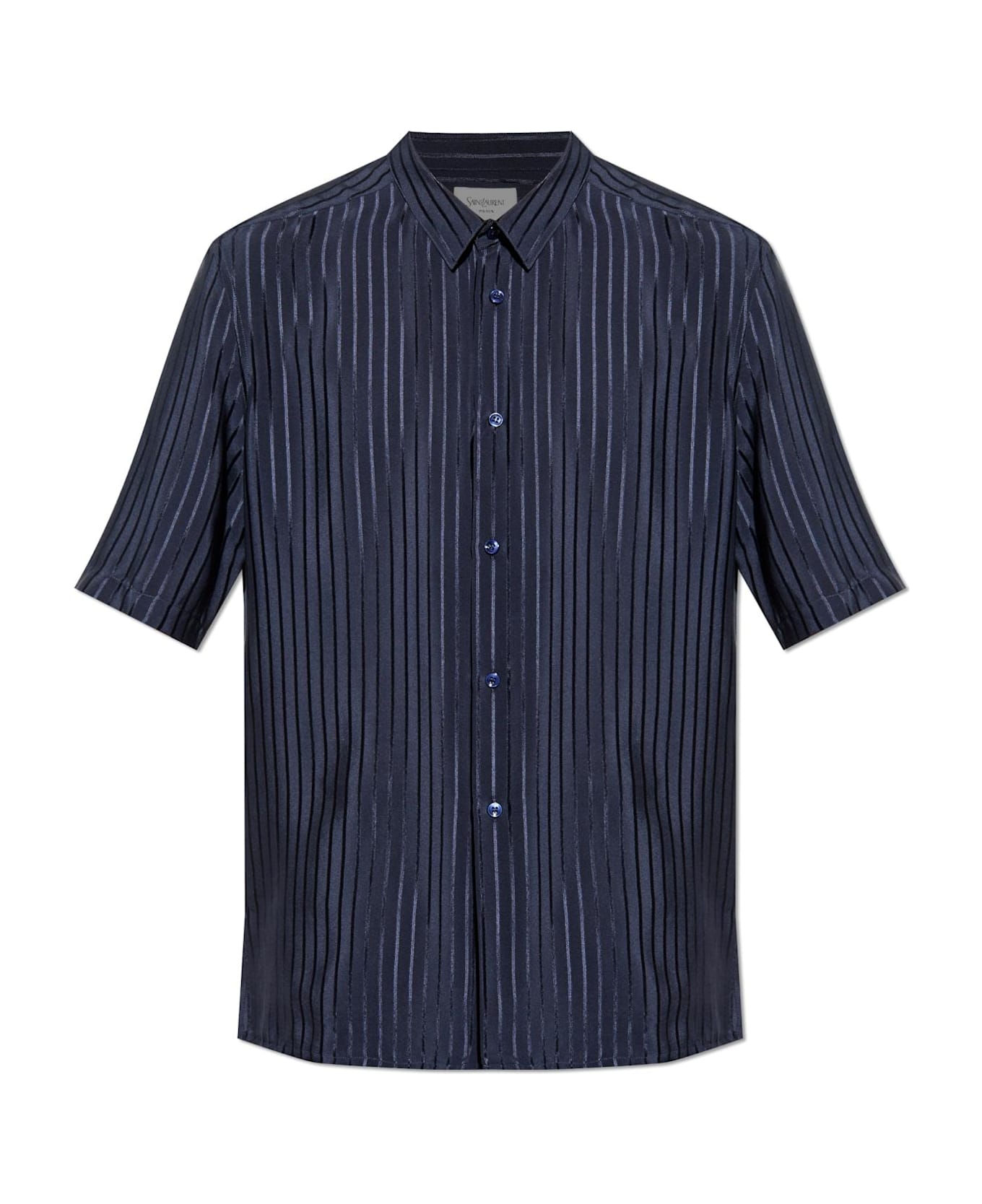 Saint Laurent Silk Shirt - Blue
