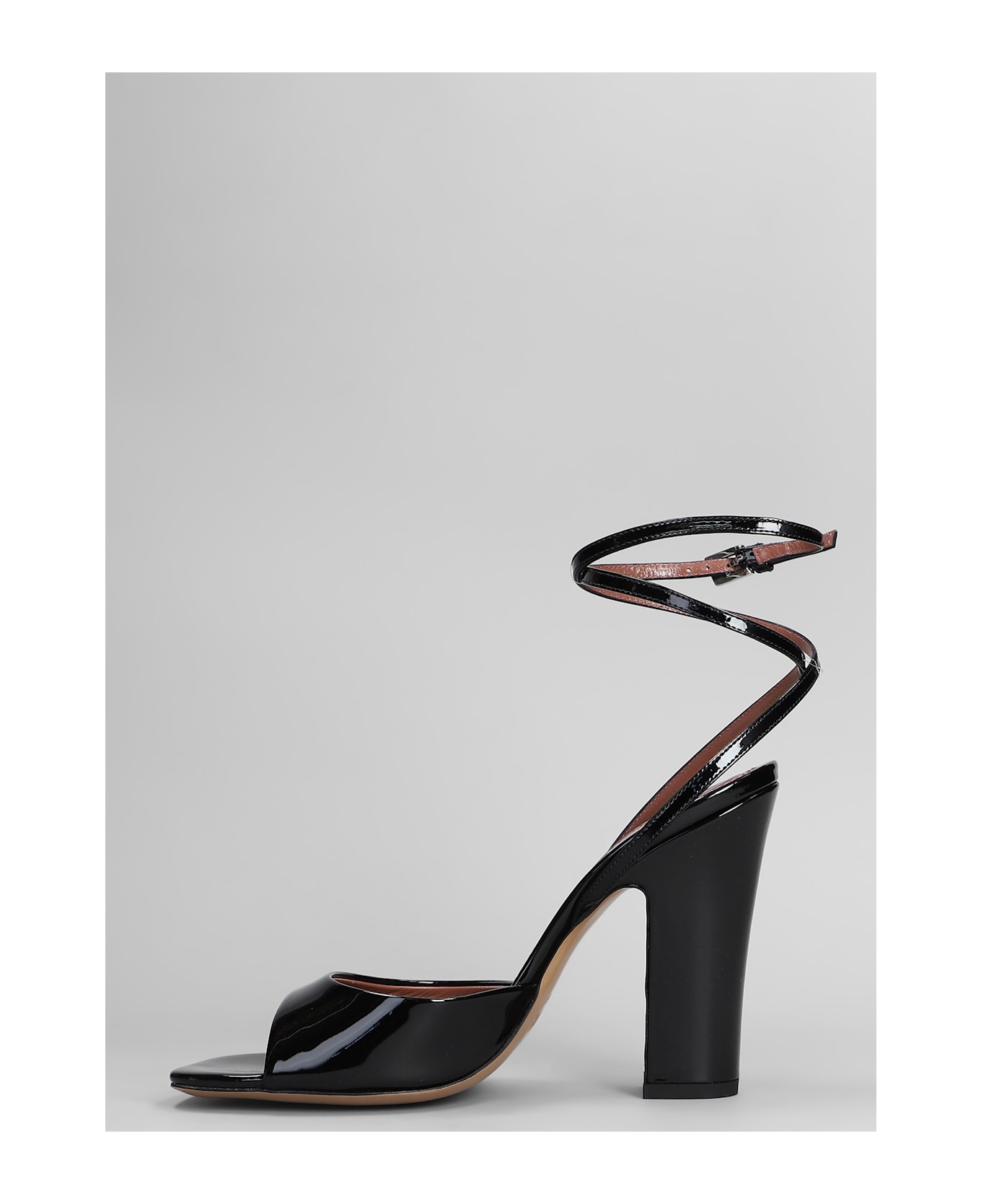 Paris Texas Lara Sandal 100 Sandals In Black Patent Leather - black