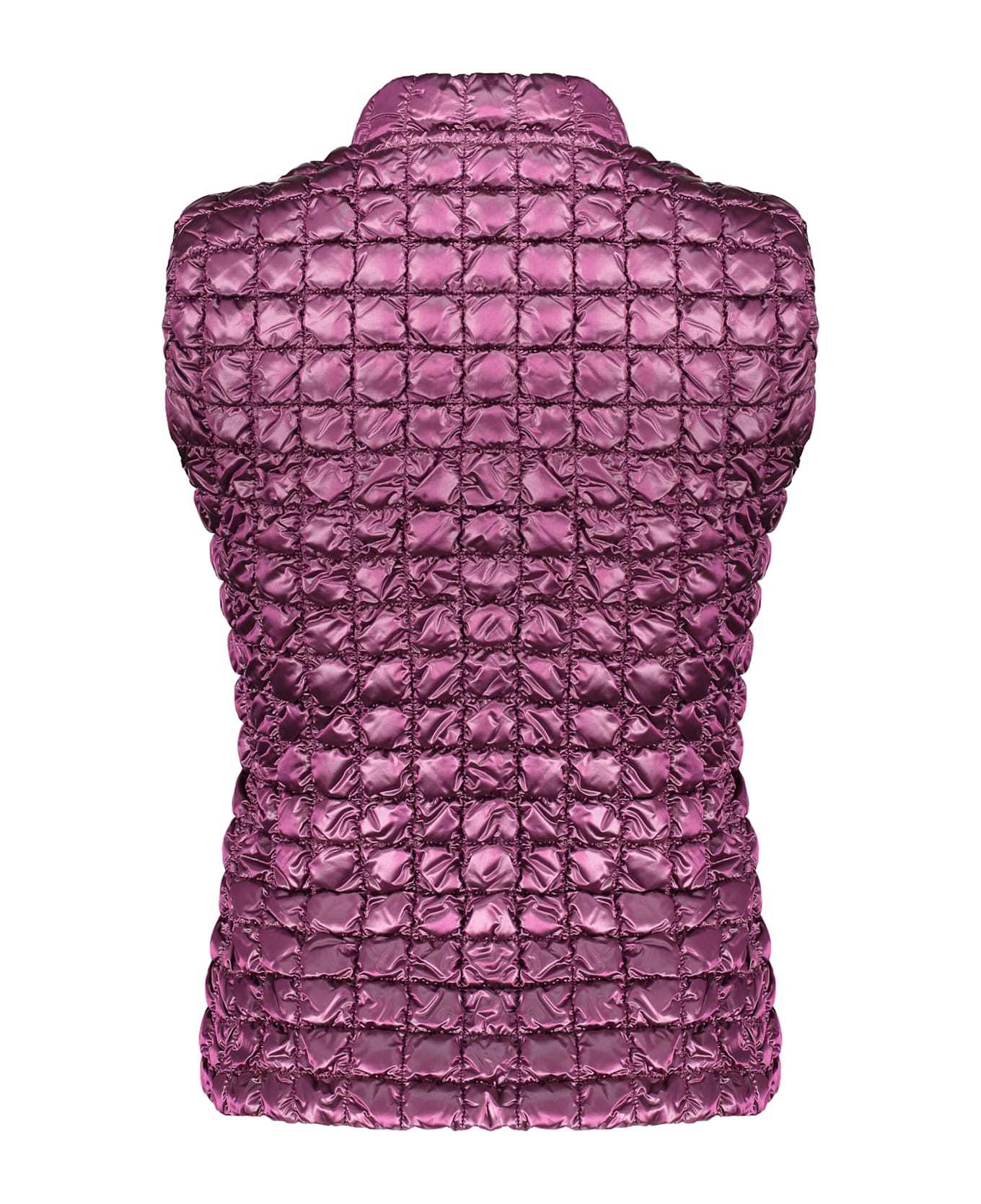 Moorer Full Zip Down Vest - purple