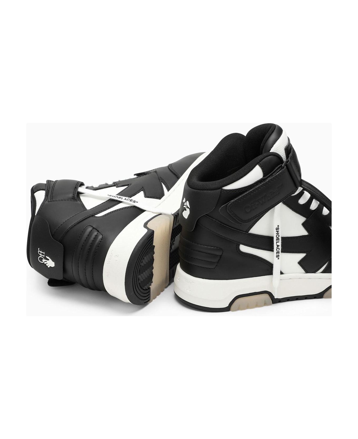 Off-White Out Of Office White\/black High Trainer - Black White