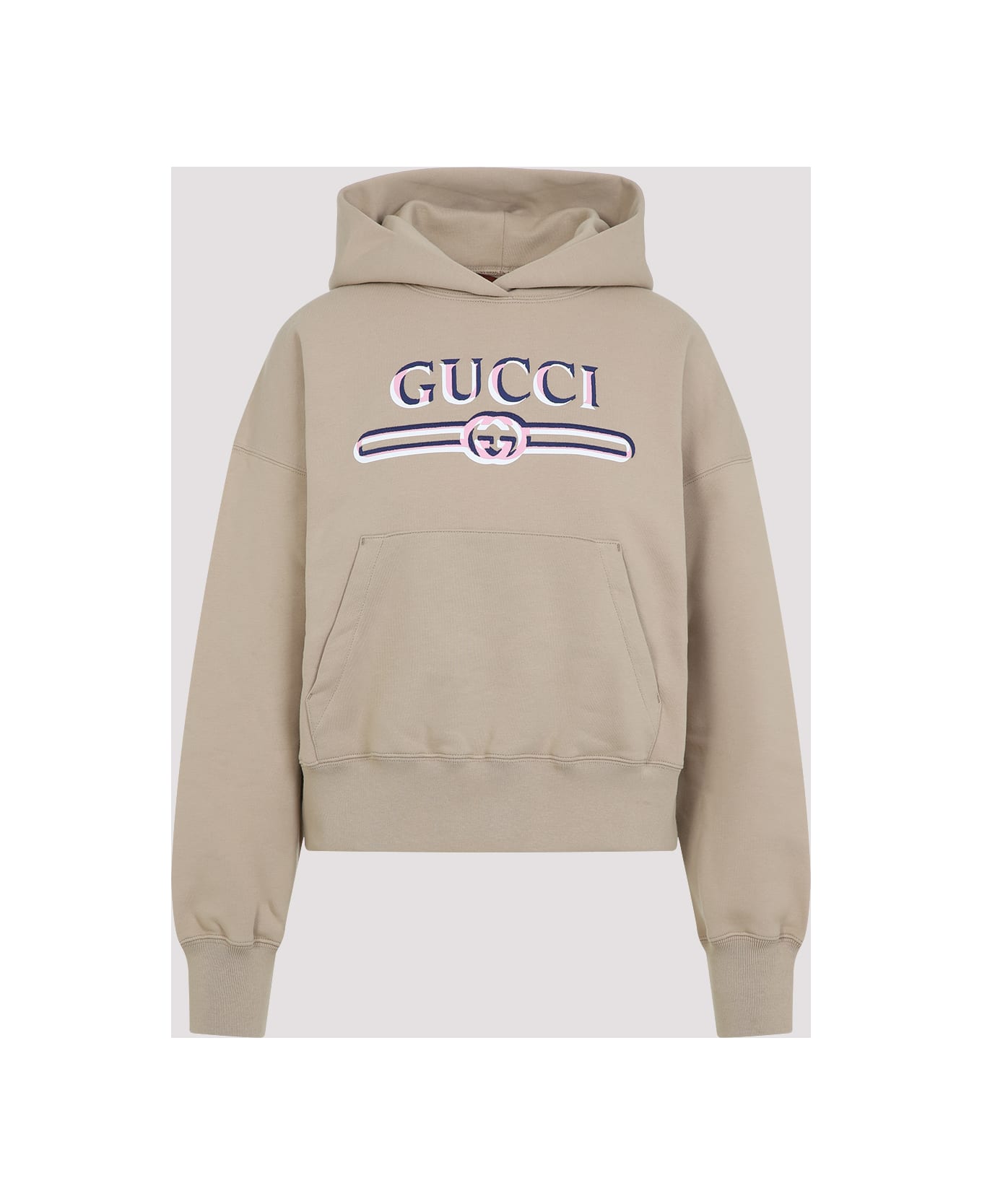 Gucci Beige Cotton Sweatshirt - Light Camel