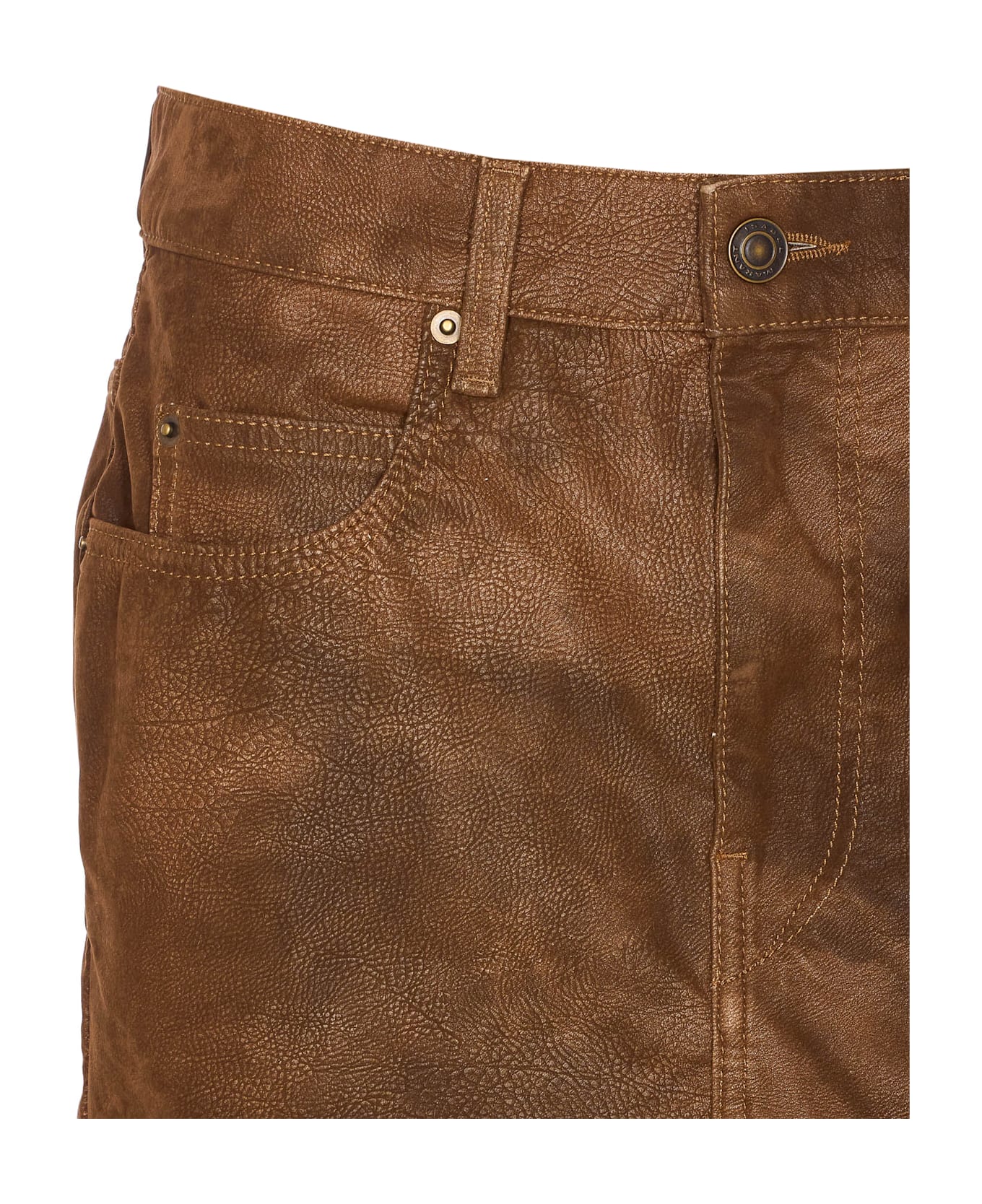 Marant Étoile Kimmy Mini Skirt - Brown