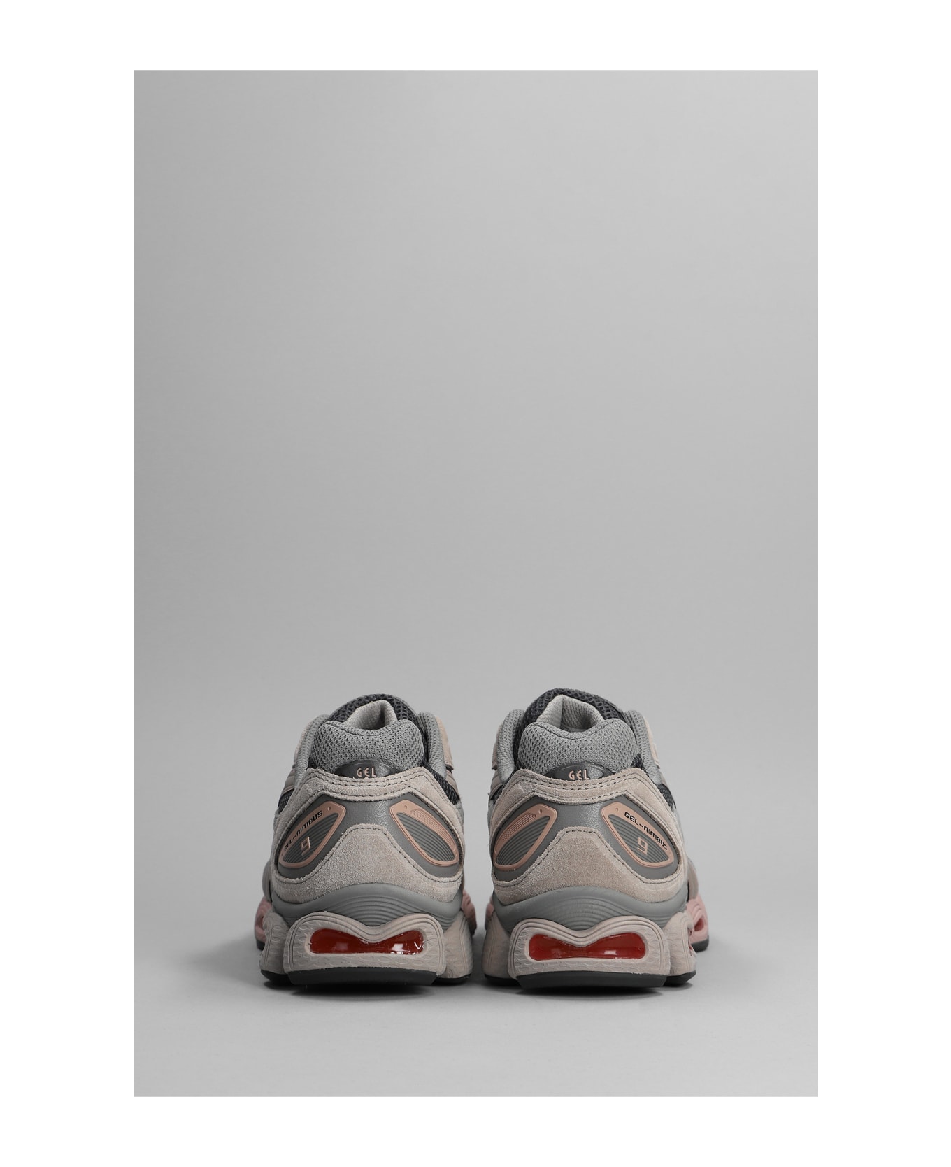 Asics Gel-nimbus 9 Sneakers In Beige Synthetic Fibers - beige