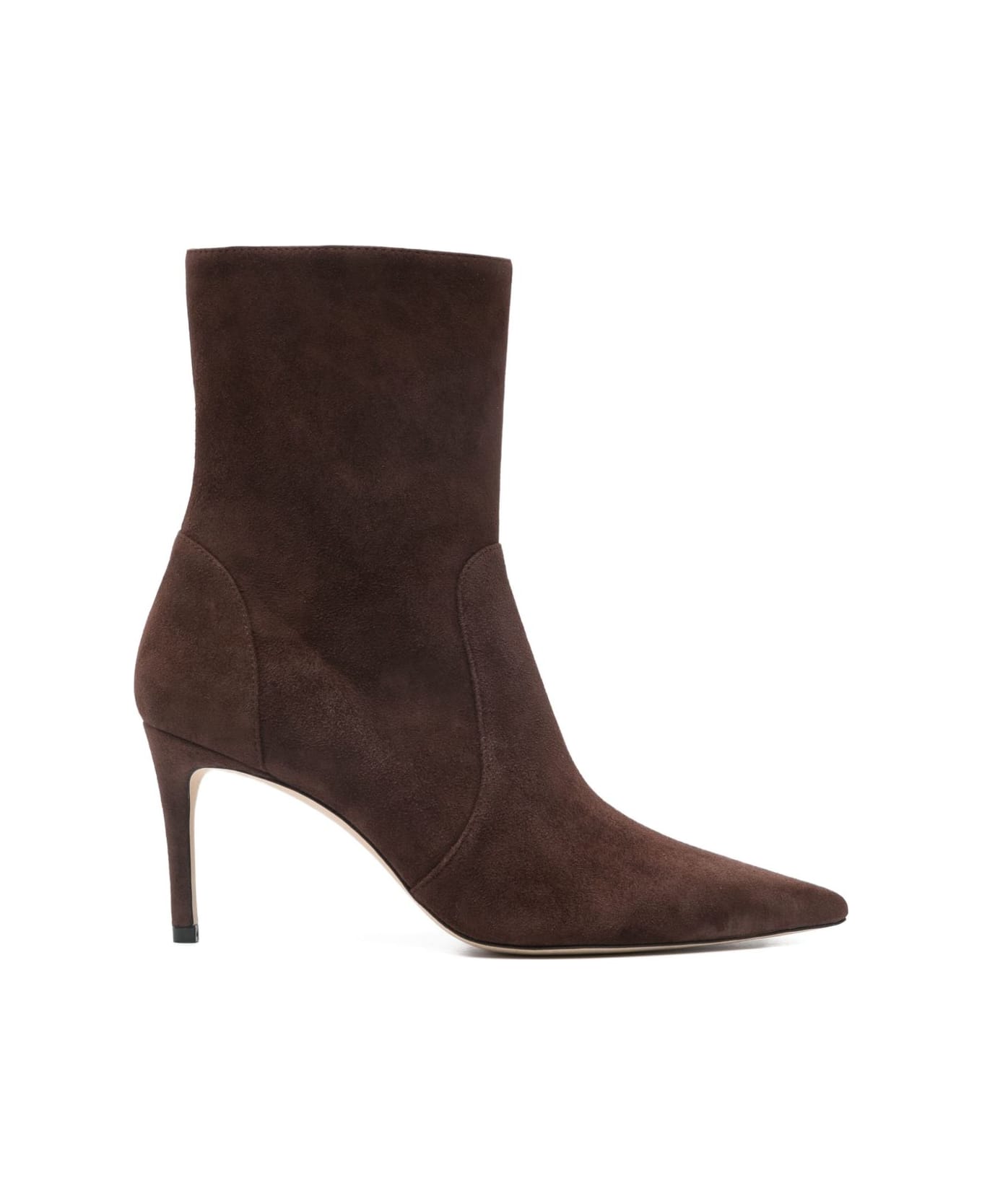 Stuart Weitzman Brown Suede Ankle Boots - Brown