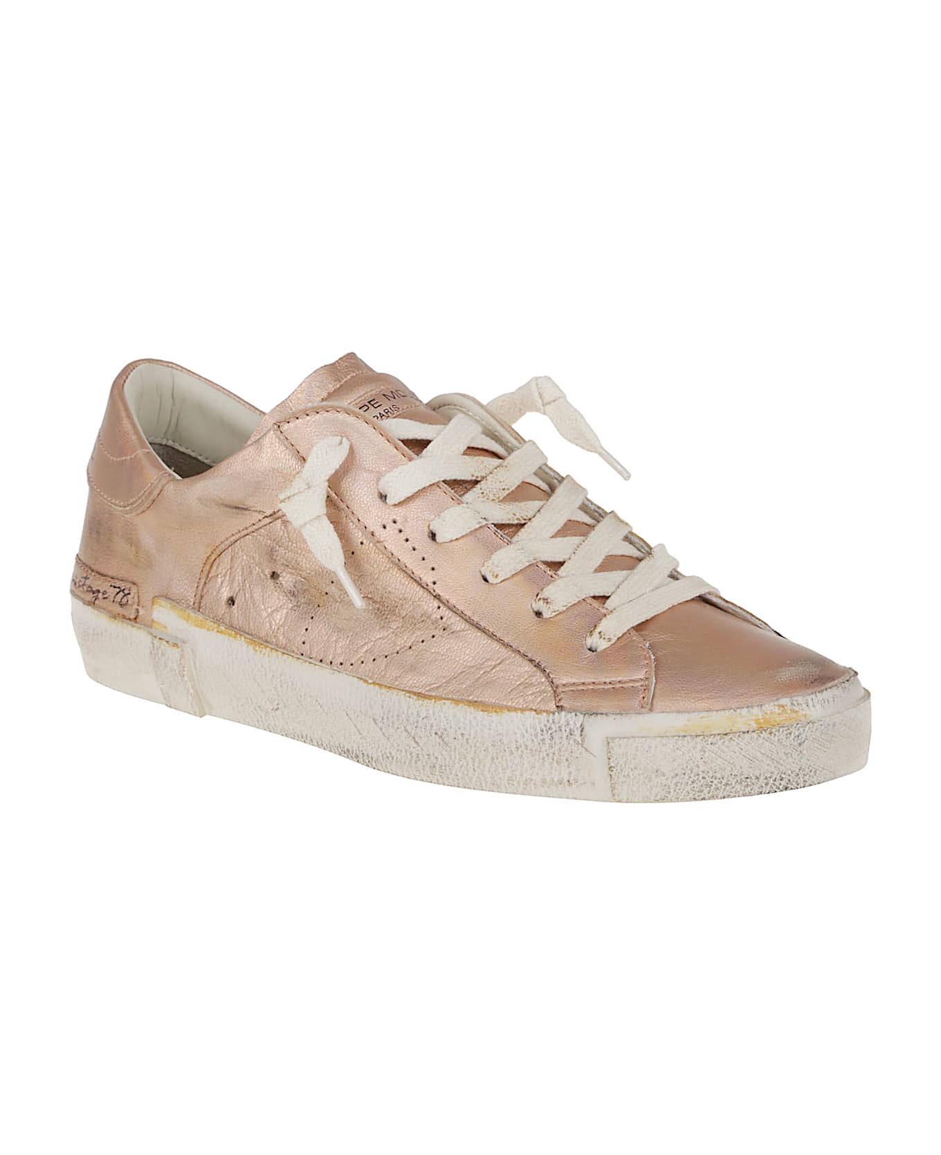 Philippe Model Prsx Low Woman - Metal Bronze