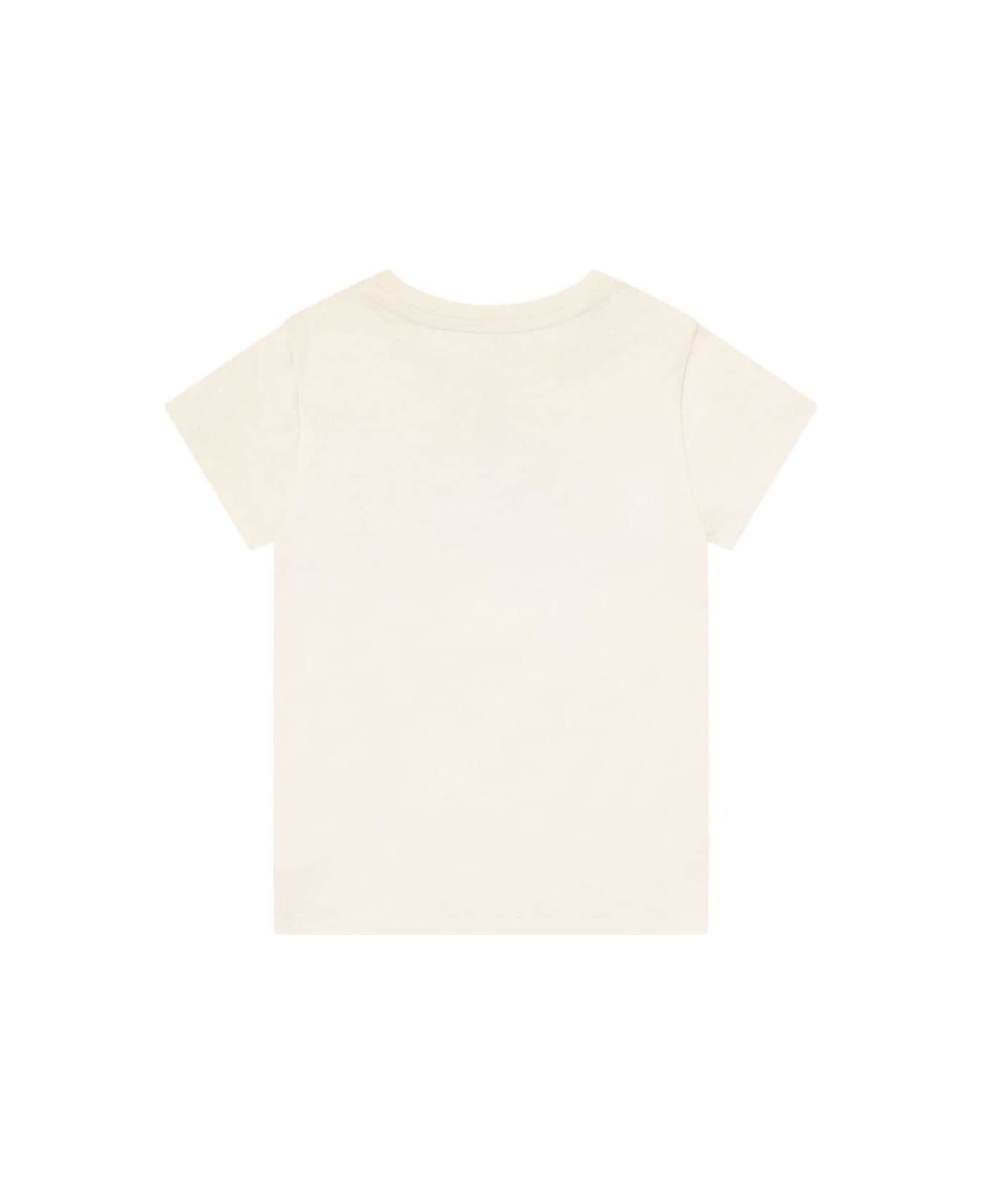 Ralph Lauren Logo Printed Crewneck T-shirt - White