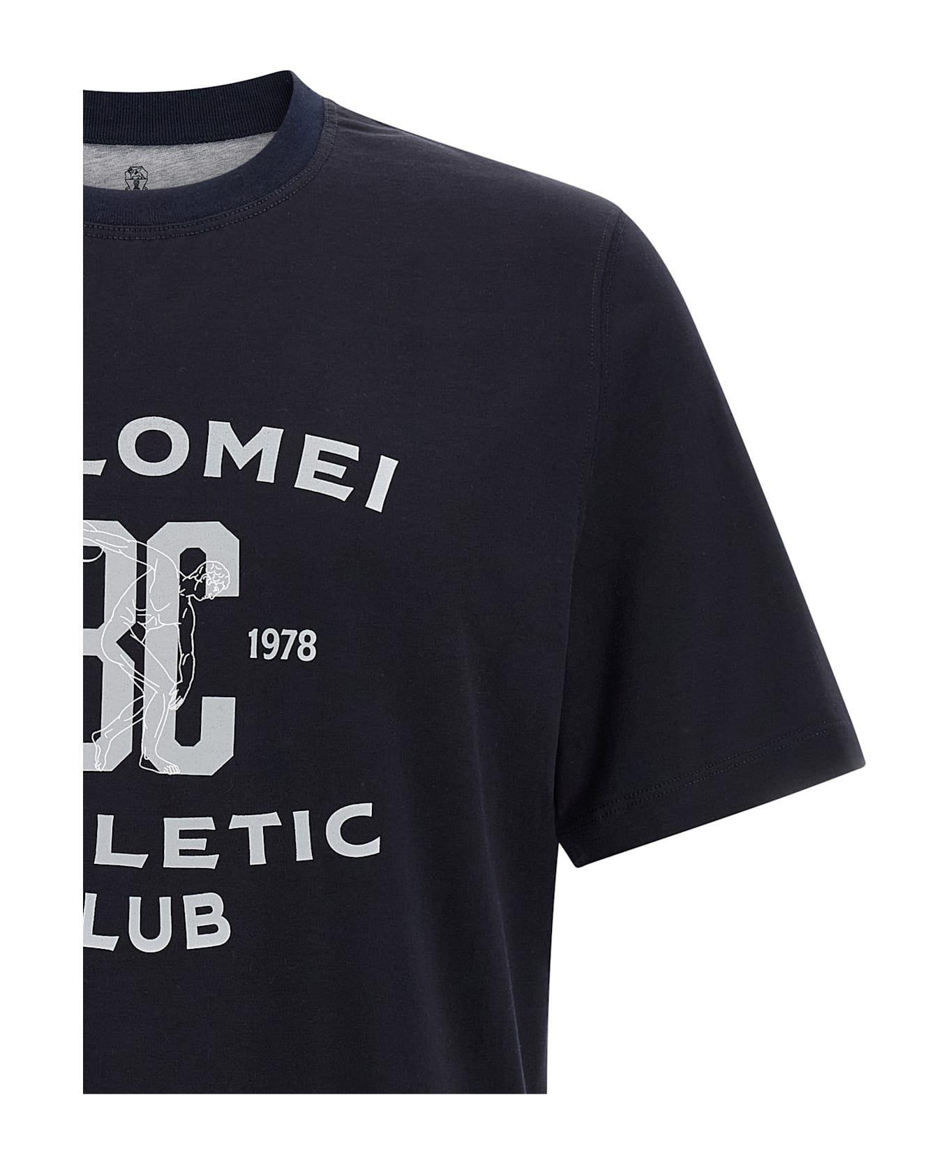 Brunello Cucinelli Printed T-shirt - Blue
