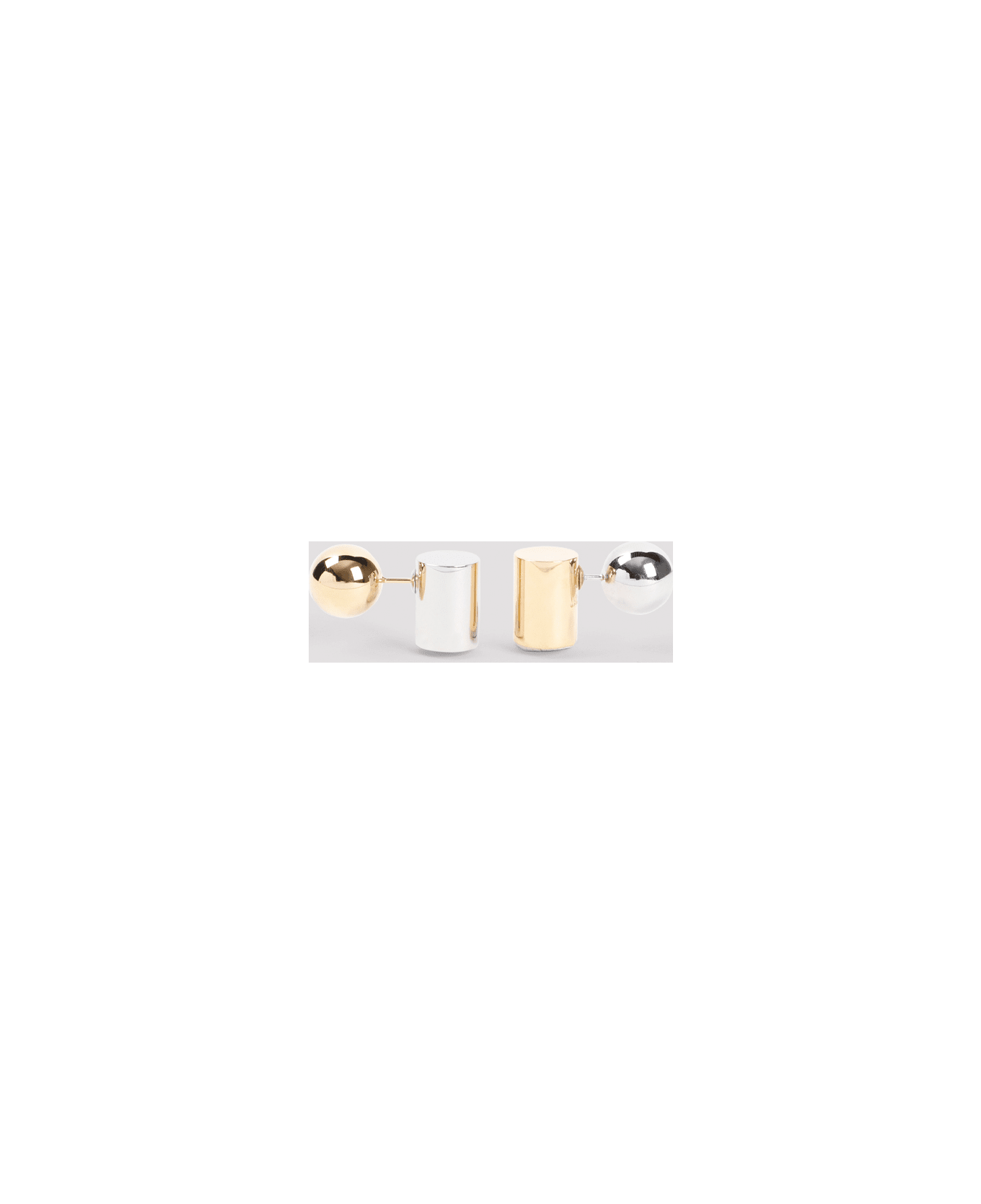 Jacquemus Les Boucles Perlina Earrings - Gold Silver