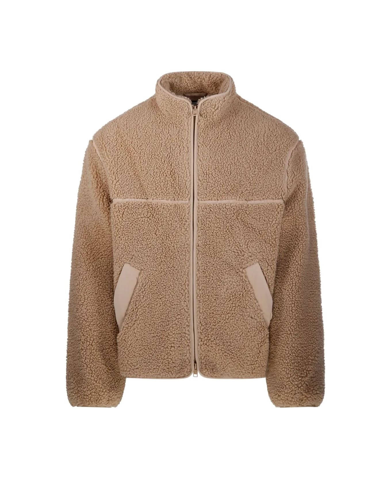 Maison Kitsuné Fleece Jacket - Tan Beige