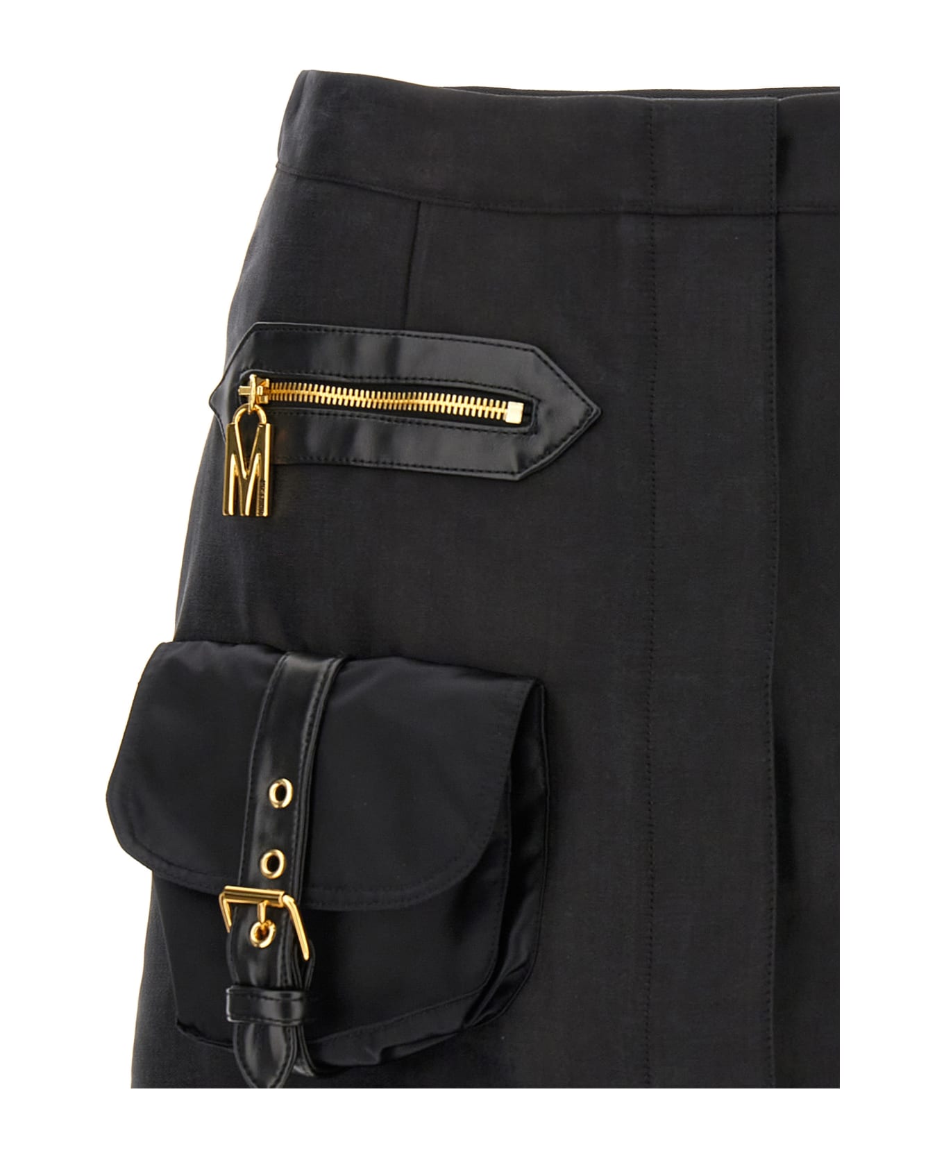 Moschino Cargo Mini Skirt - Black   スカート