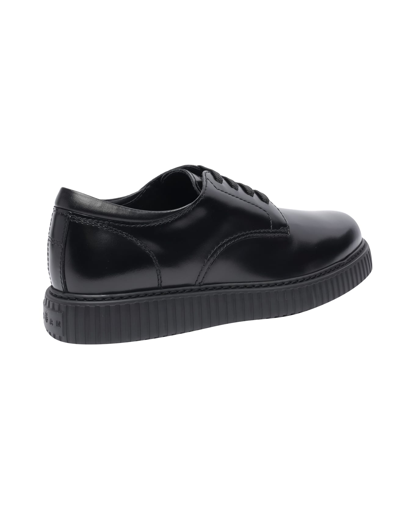 Hogan H677 Lace Up Shoes - Black