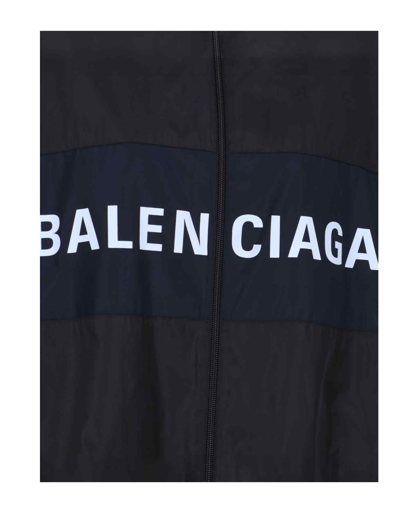 Balenciaga Logo Zip Jacket - Black  