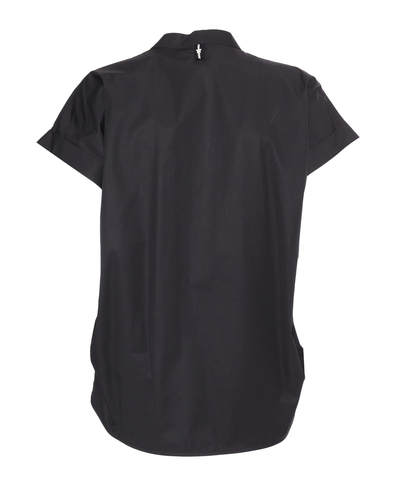 Lorena Antoniazzi Black Sleeveless Shirt - BLACK ブラウス