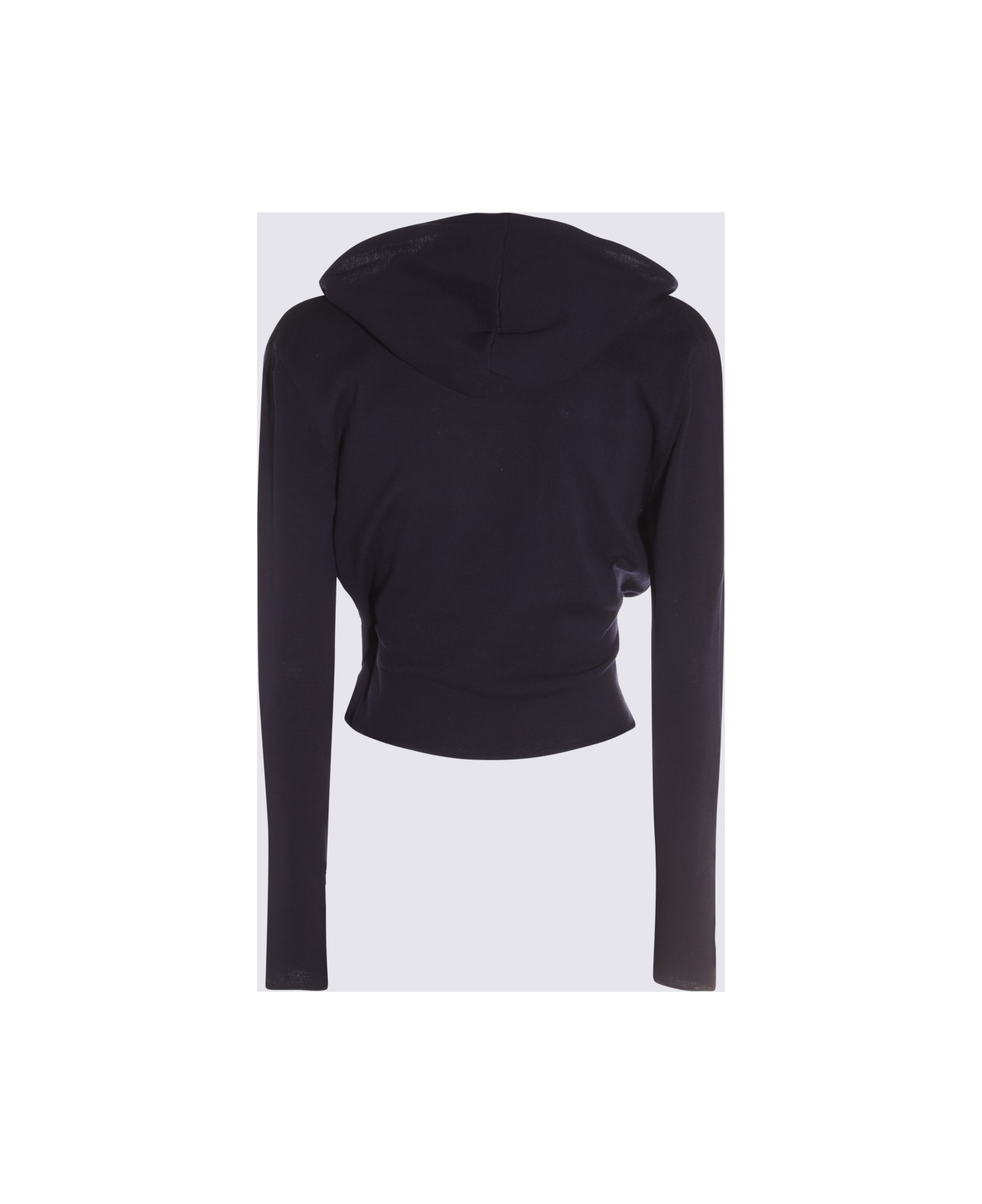 Add Dark Blue Cotton Knitwear - Deep water