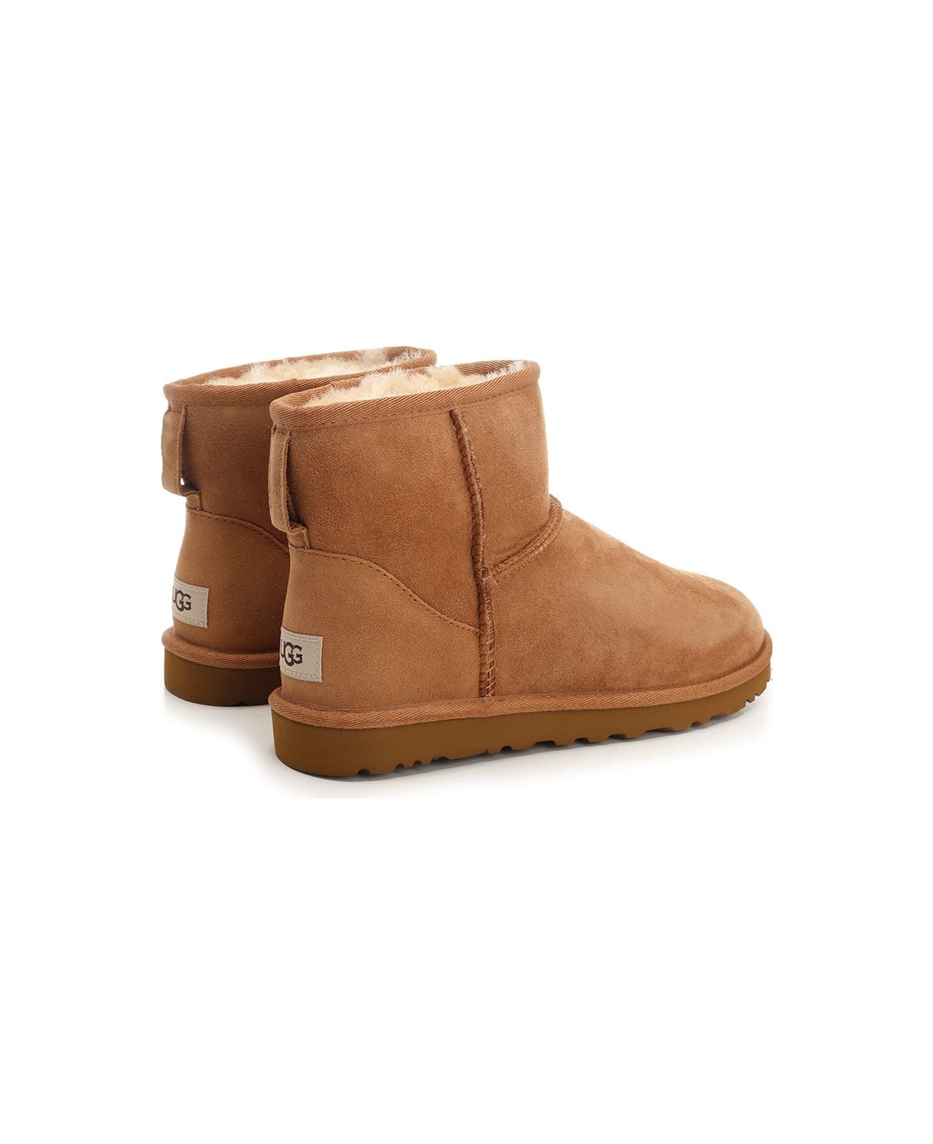 UGG 
classic Mini
 Ankle Boots. - Brown