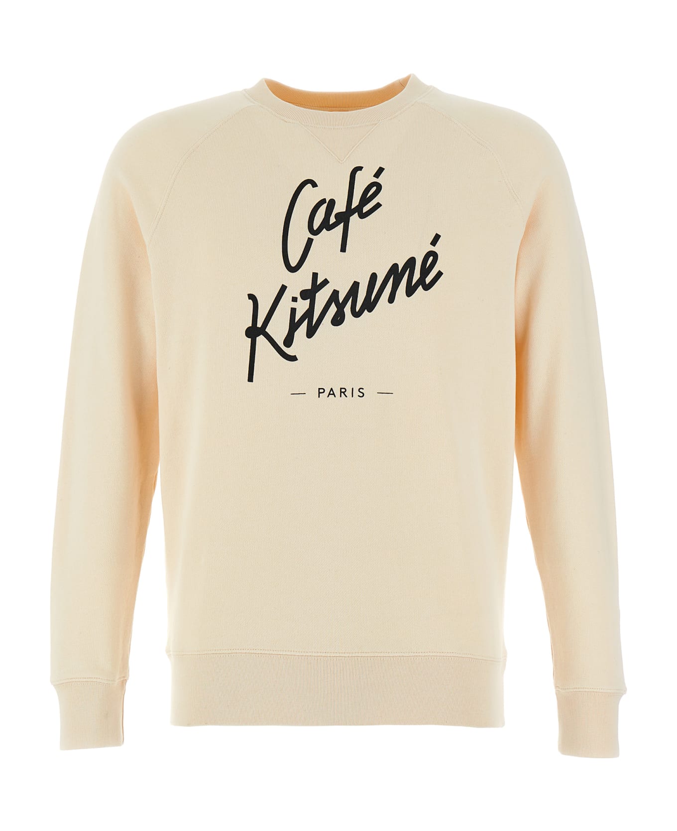 Maison Kitsuné 'cafe Kitsune' Sweatshirt - White