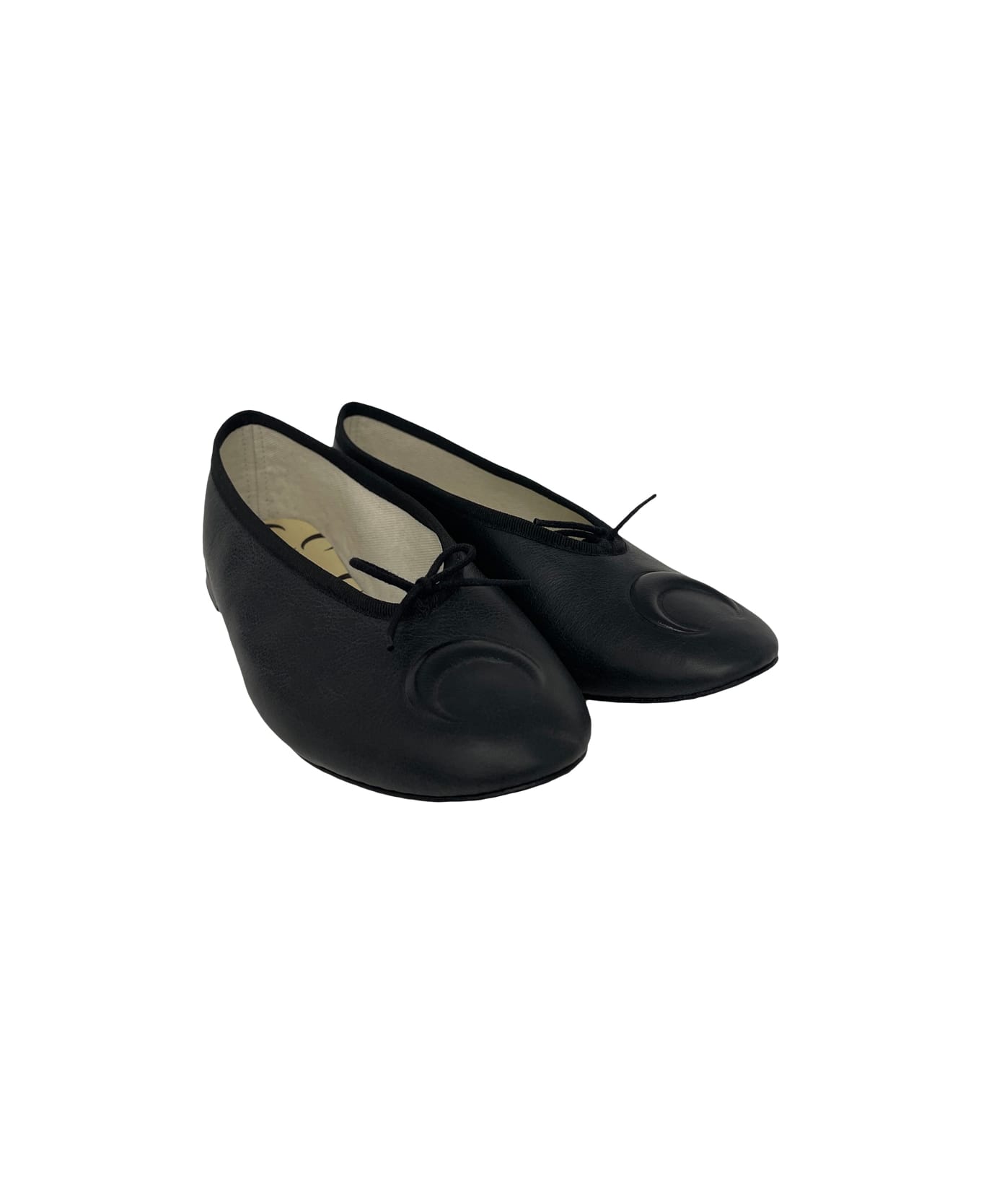 Marine Serre X Repetto Ballerinas - Black
