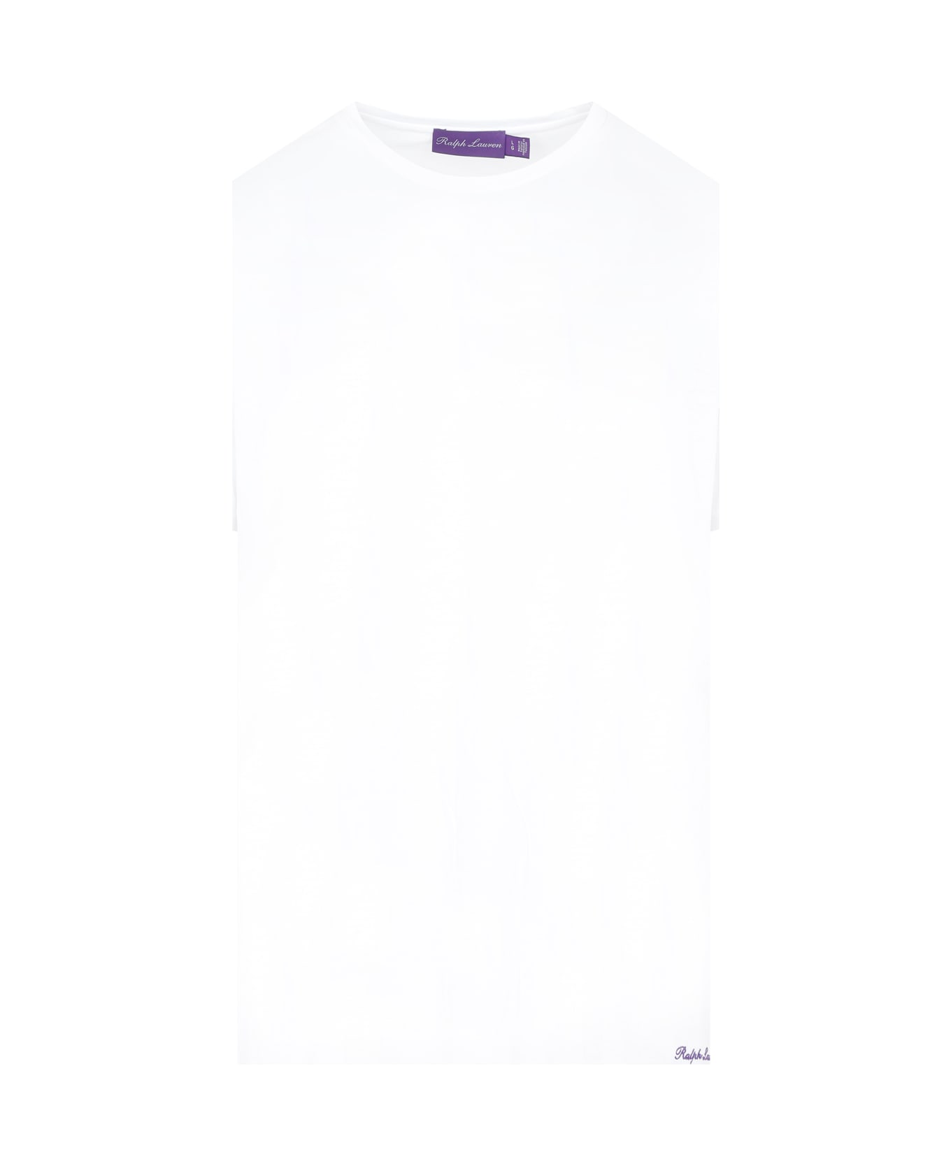 Ralph Lauren Embroidered Logo T-shirt - Classic White