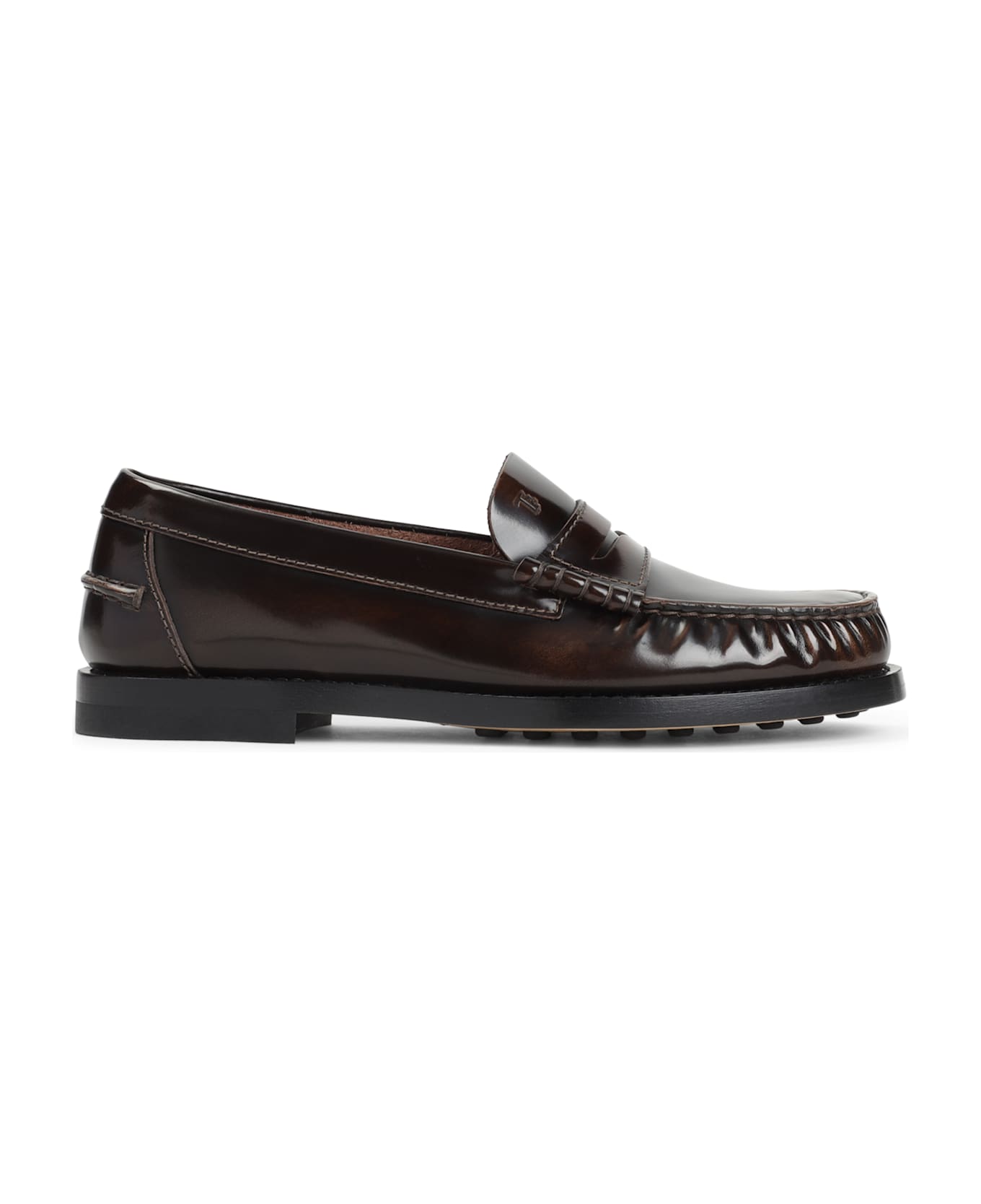 Tod
s Tod S Calf Leather Loafers - Tortora Chiaro