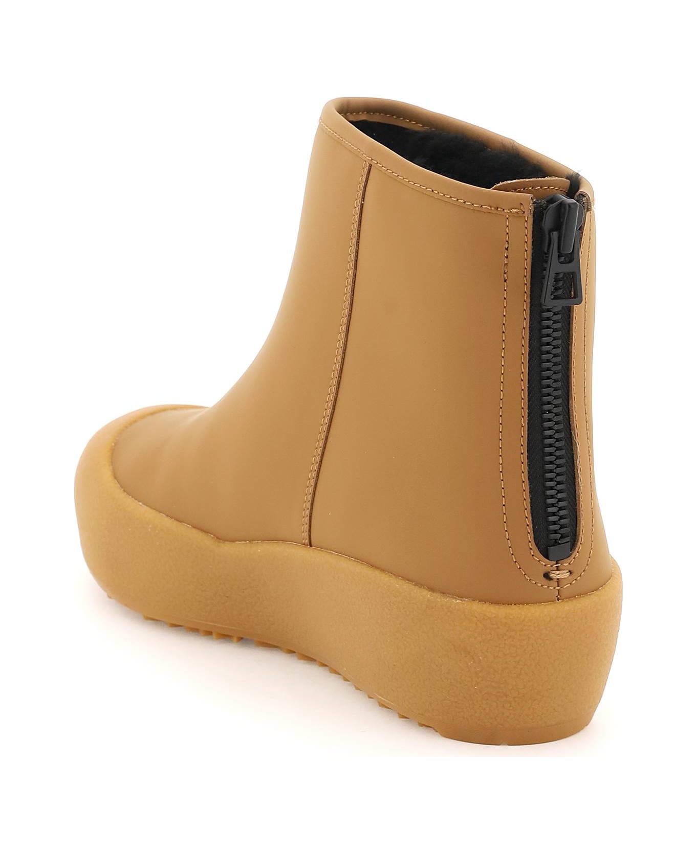 Bally 'bernina' Leather Ankle Boots - CAMEL 50 (Beige) ブーツ