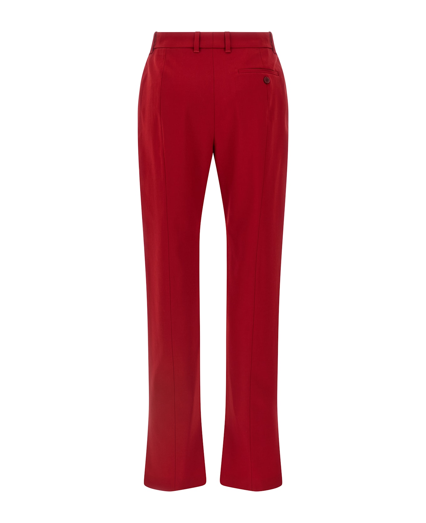 Alexander McQueen Wool Pants - Red