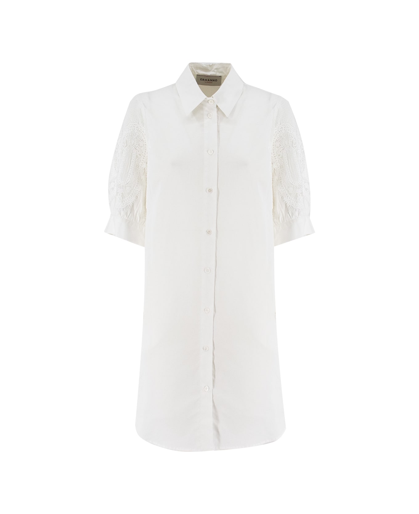 Ermanno Firenze Dress - BIANCO OTTICO