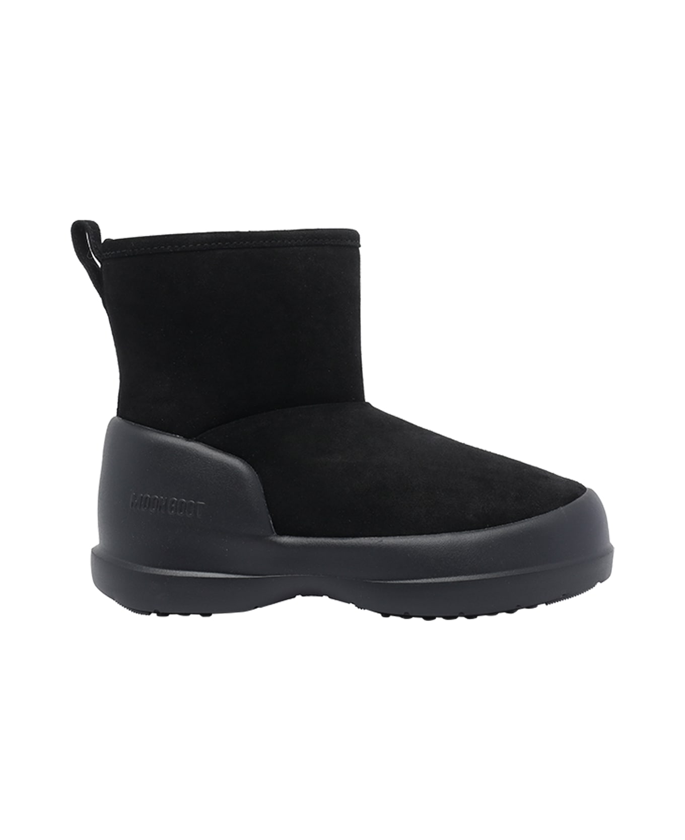 Moon Boot Mezzaluna Mid Suede Boots - Black