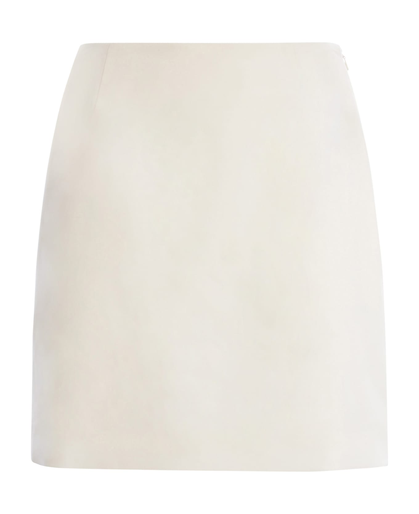 Manuel Ritz Mini Skirt Manuel Ritz In Fresh Wool - Crema スカート
