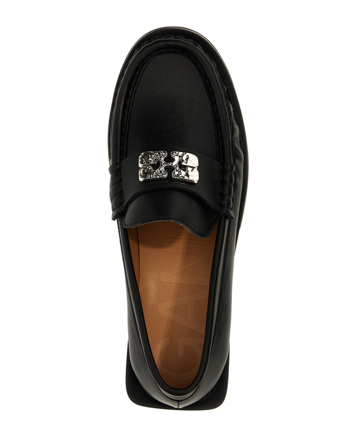 Ganni 'butterfly' Loafers - Black  