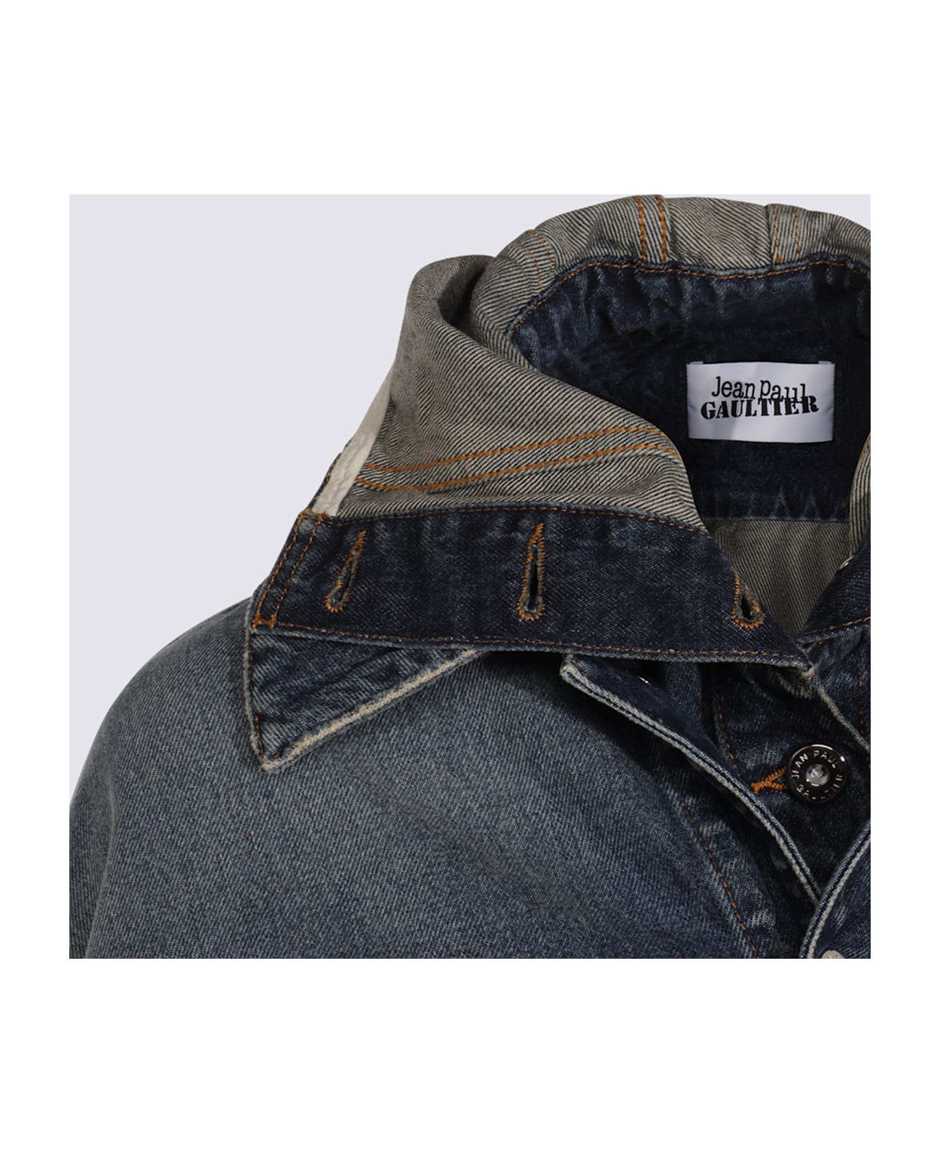 Jean Paul Gaultier Blue Cotton Denim Jacket - VINTAGE BLUE