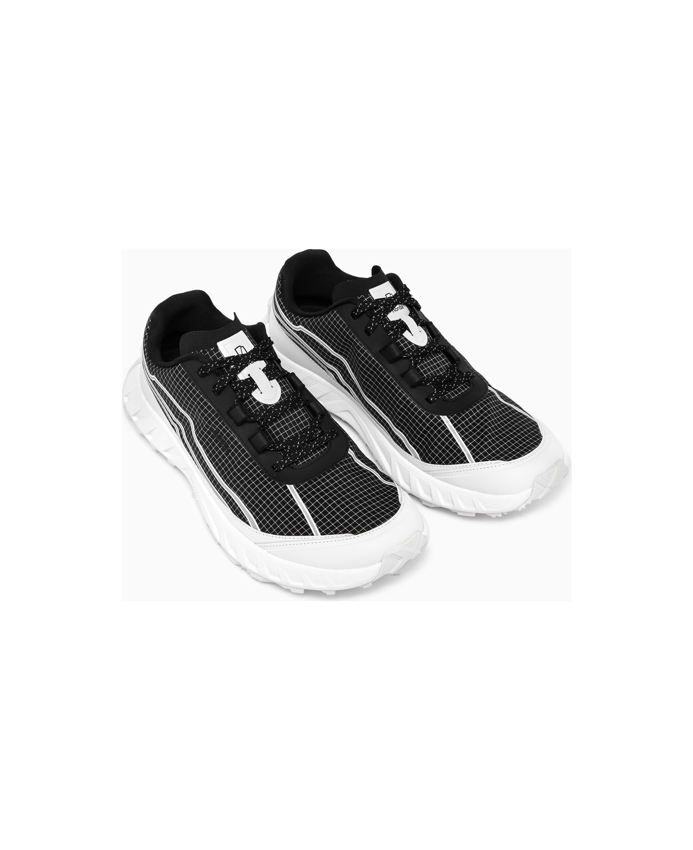 Norda The 002 Blk/ripstop 1019 Sneakers - BLACK/WHITE