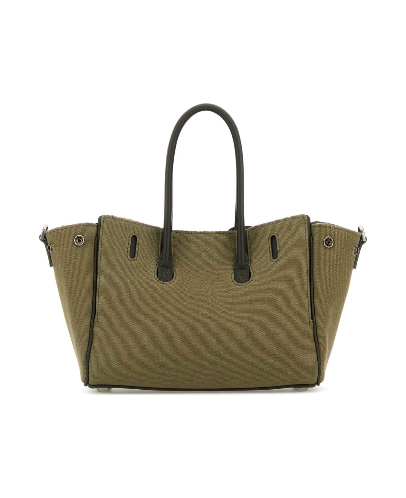 トートバッグ Balenciaga Army Green Canvas Carry All Bel A Balenciaga Army Green Canvas Carry All Bel Air Shopping Bag