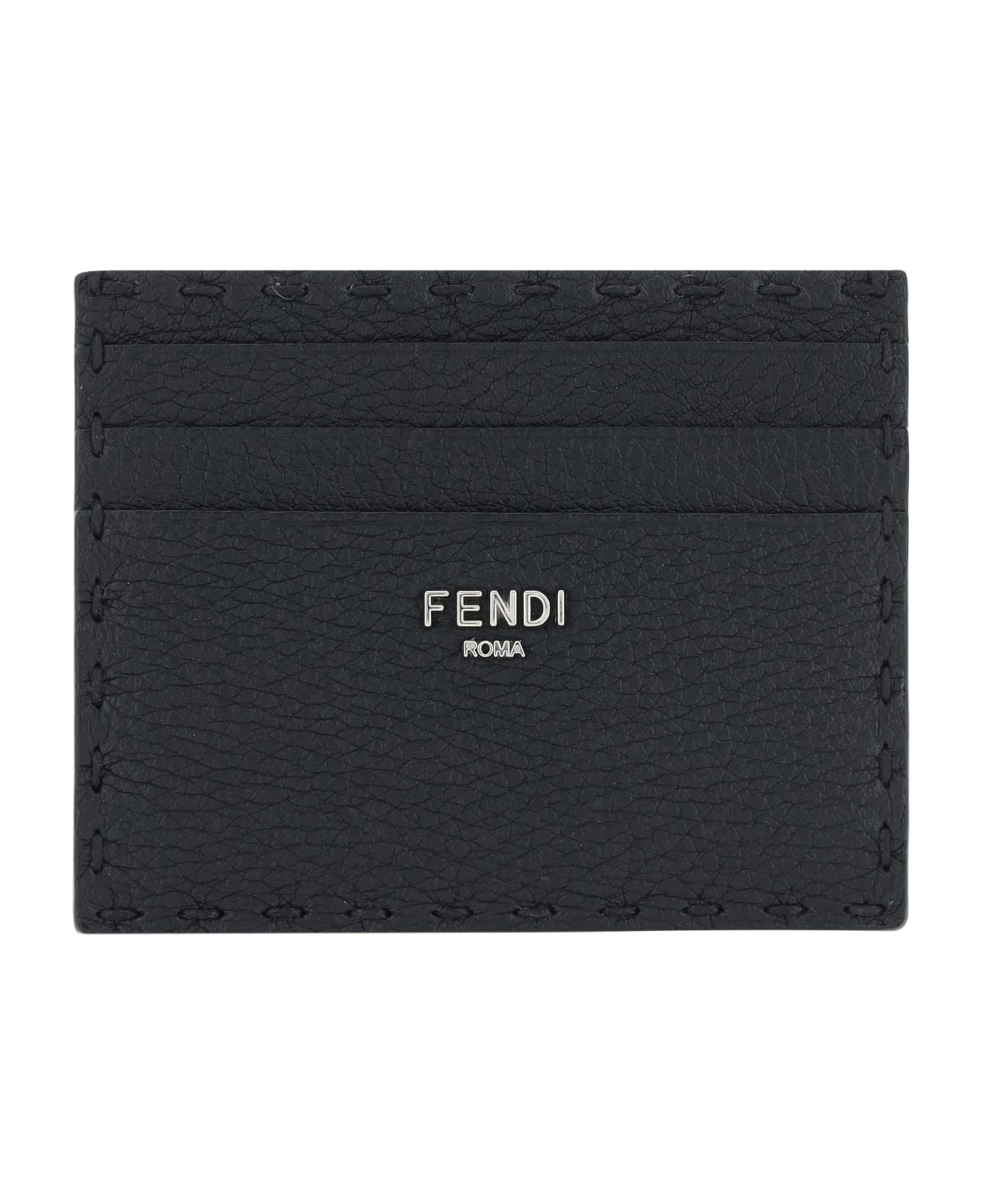 Fendi Card Case - Nero+palladio 財布
