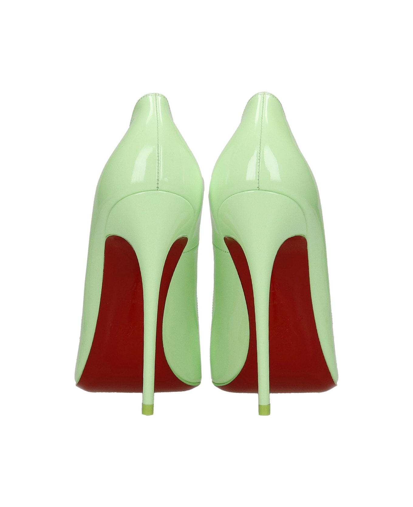 Christian Louboutin So Kate Pumps In Green Leather - green