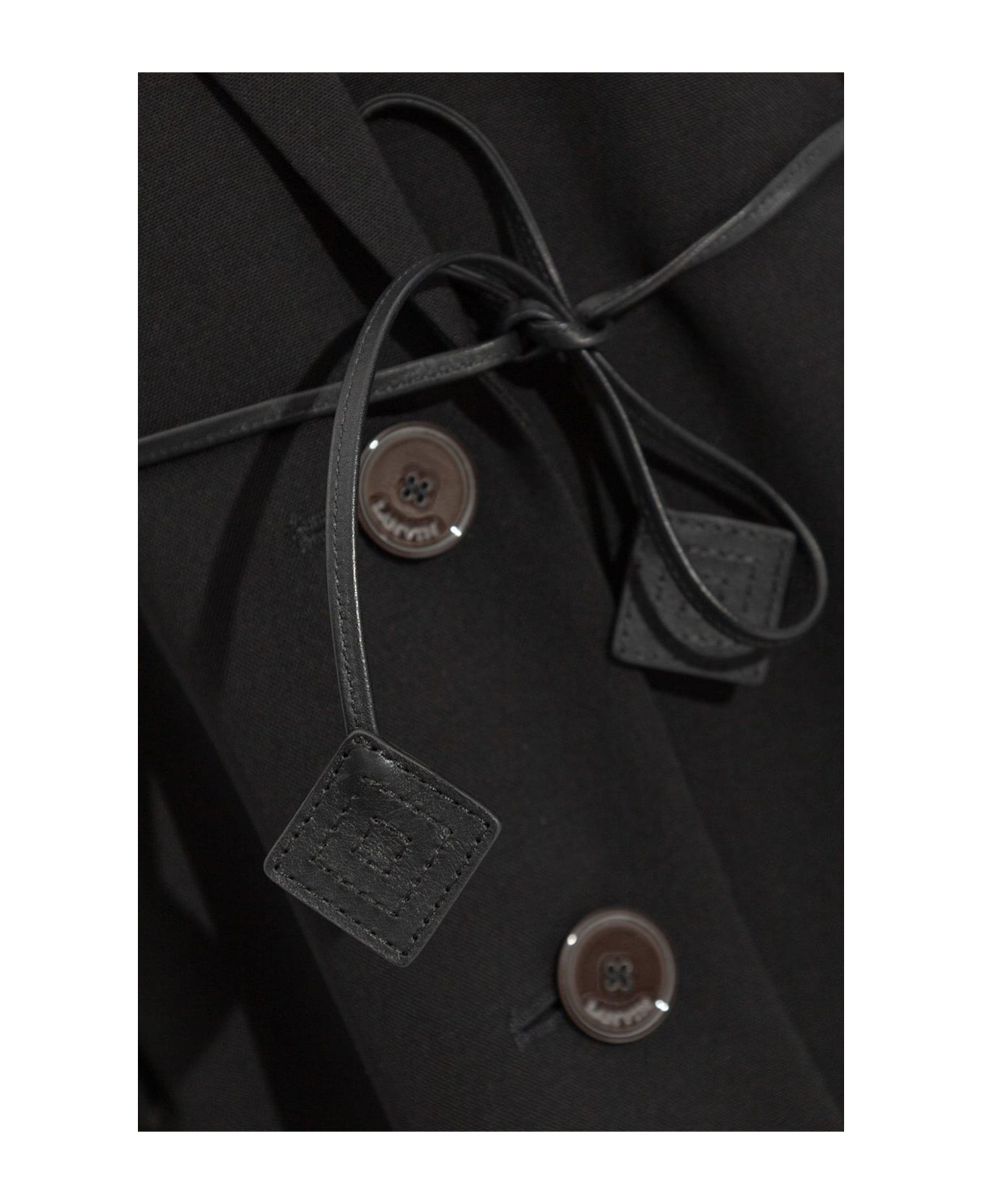 Lanvin Tie Fastened Tailored Blazer - Black