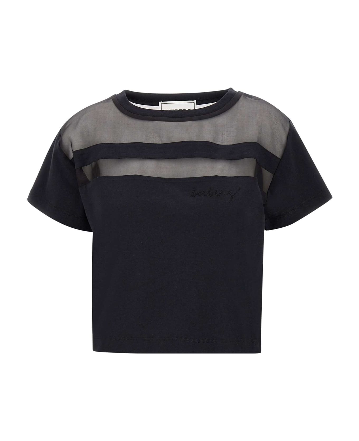 Iceberg Cotton Jersey T-shirt - BLACK Tシャツ