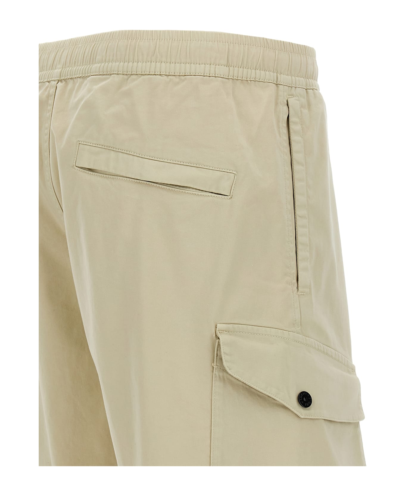 Stone Island Logo Badge Bermuda Shorts