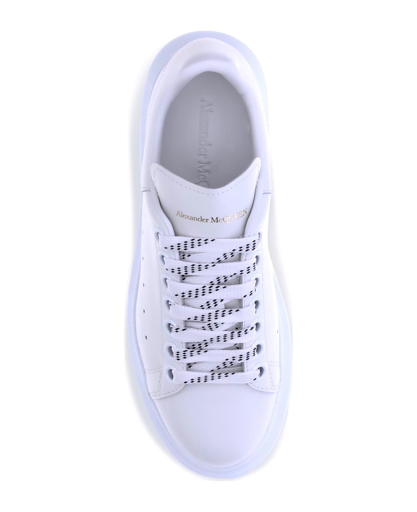 Alexander McQueen Leather Sneakers - White