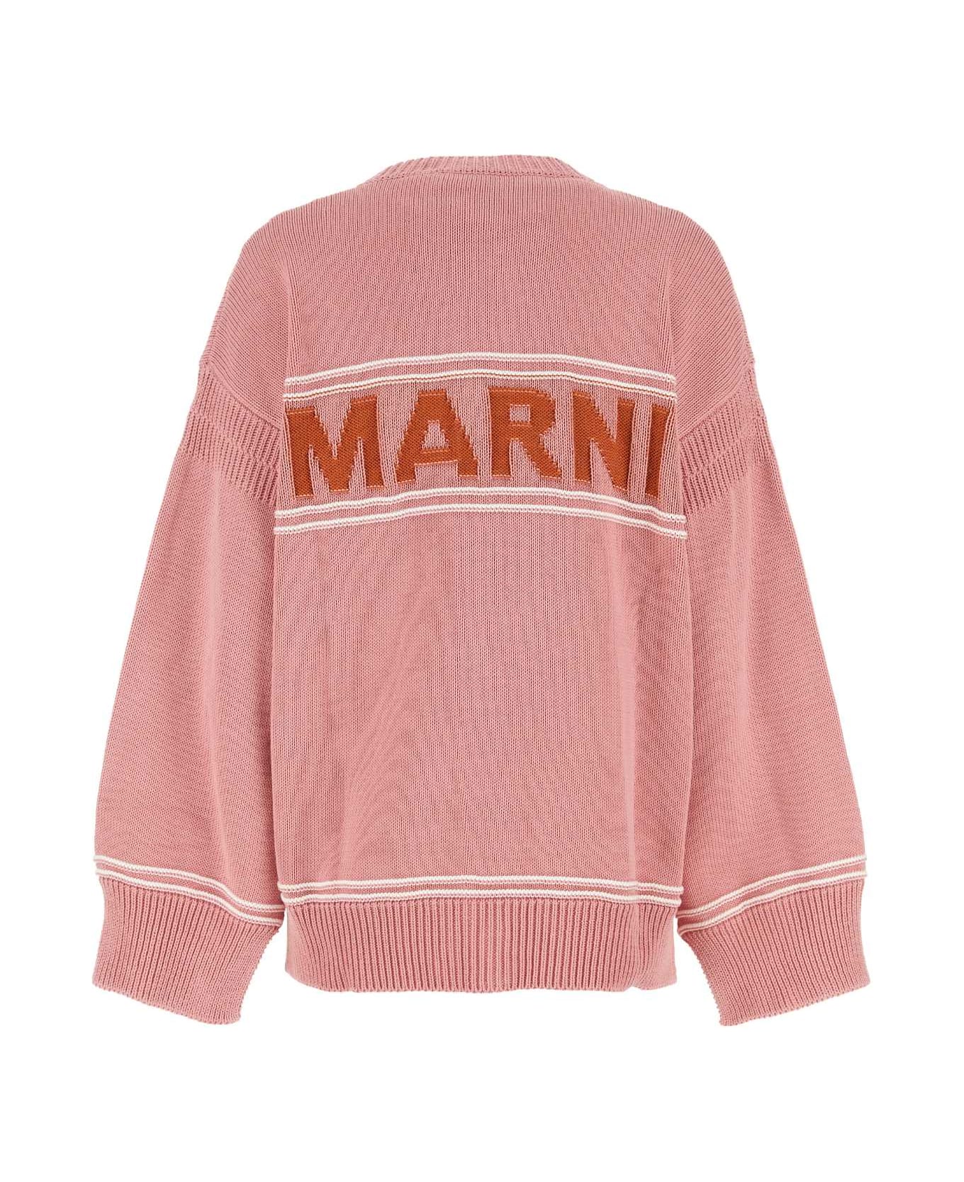 Marni Pink Cotton Cardigan - PINKGUMMY