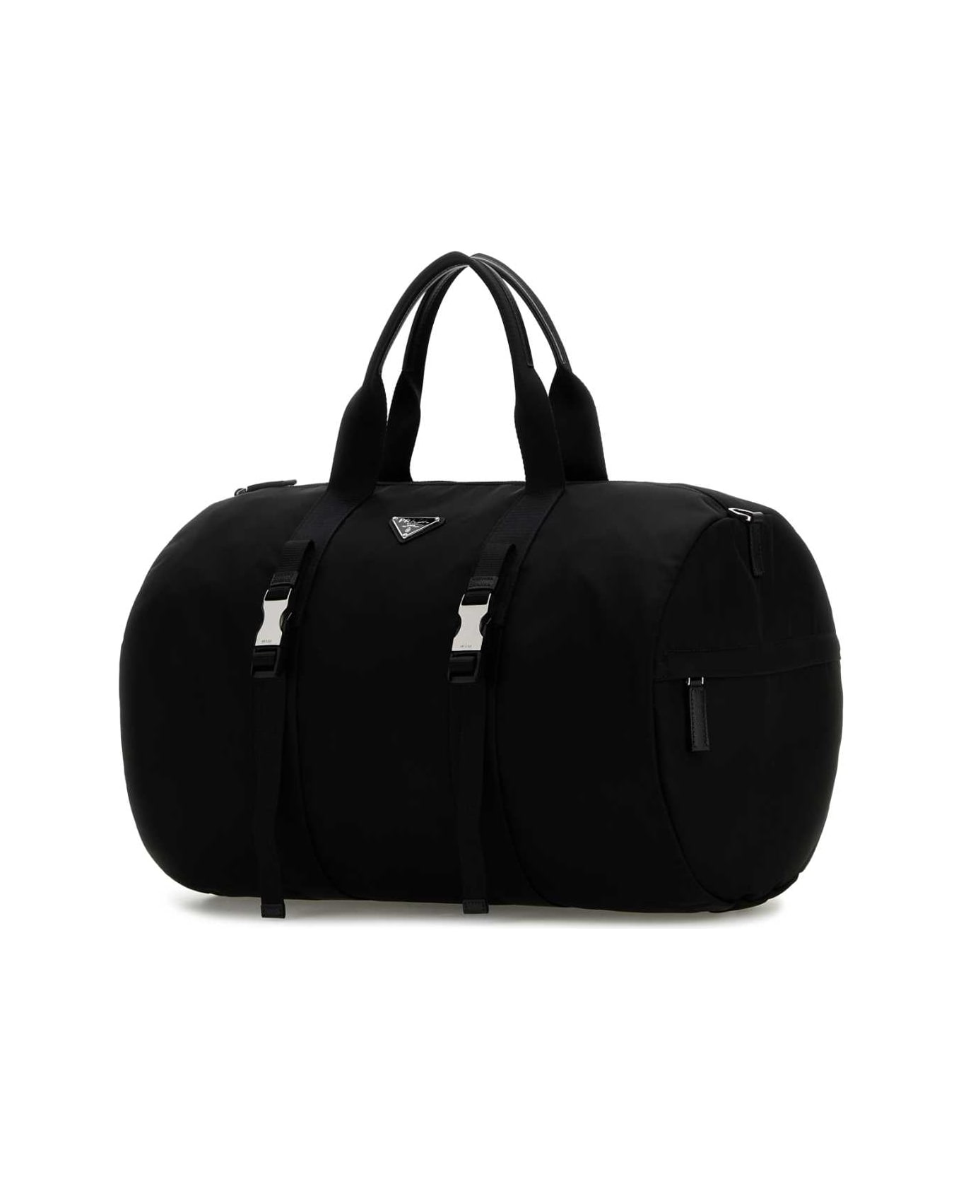 Prada Black Nylon Travel Bag - NERO