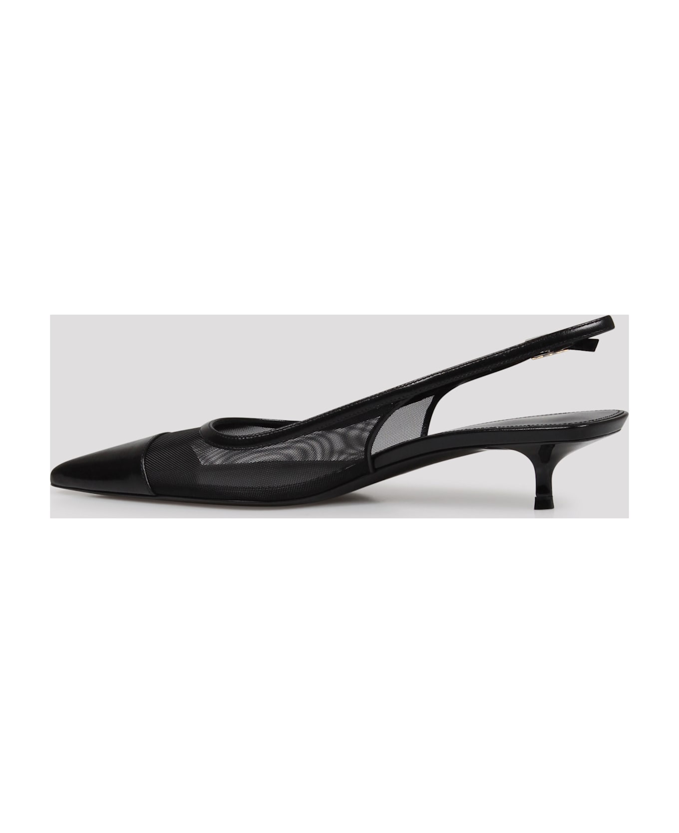 Saint Laurent Oxalis Slingback - Black